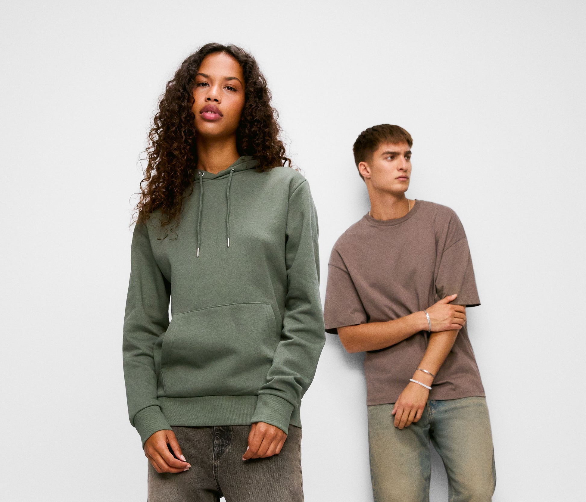 Tee-shirt unisexe oversize en coton organique