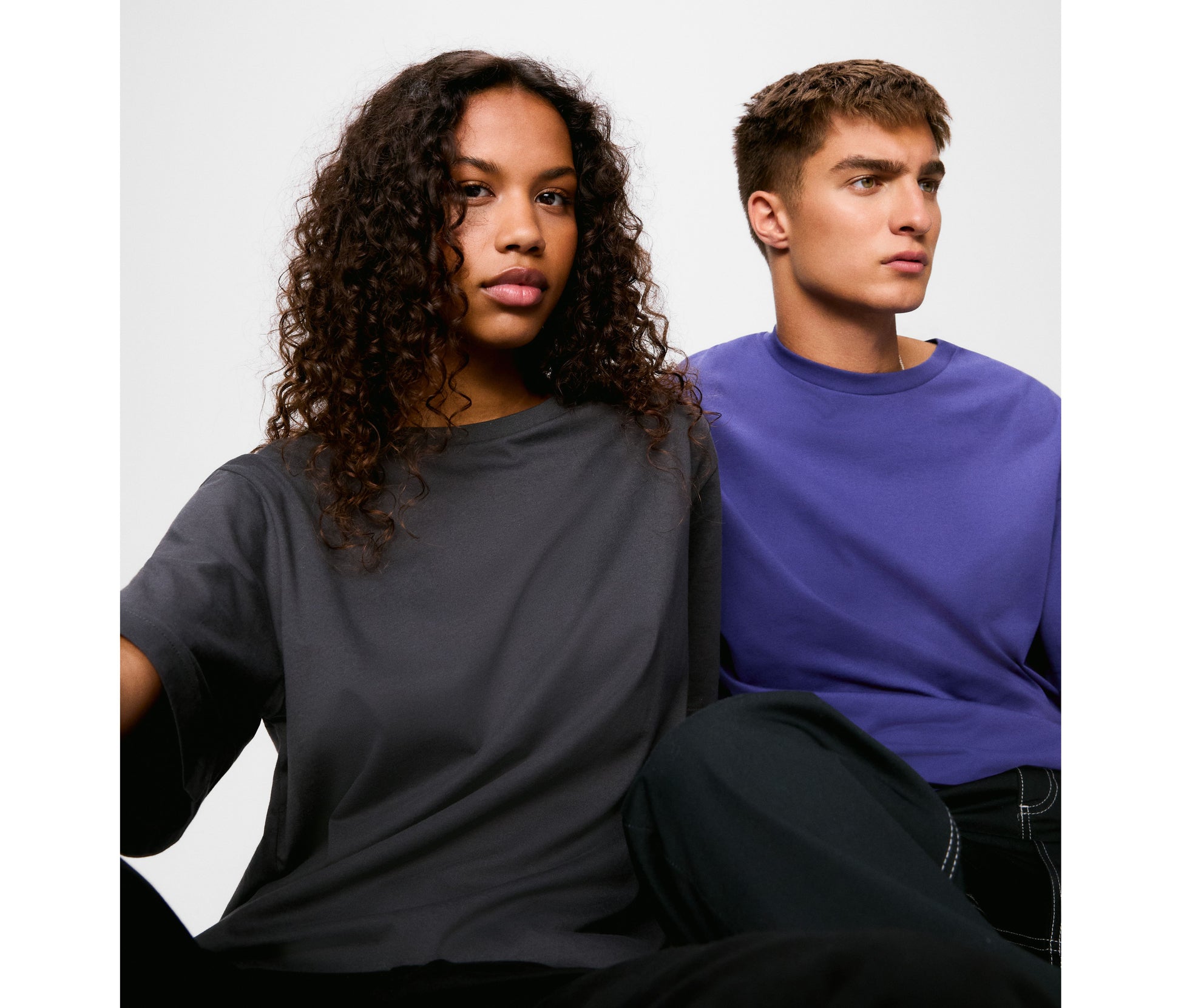 Tee-shirt unisexe oversize en coton organique