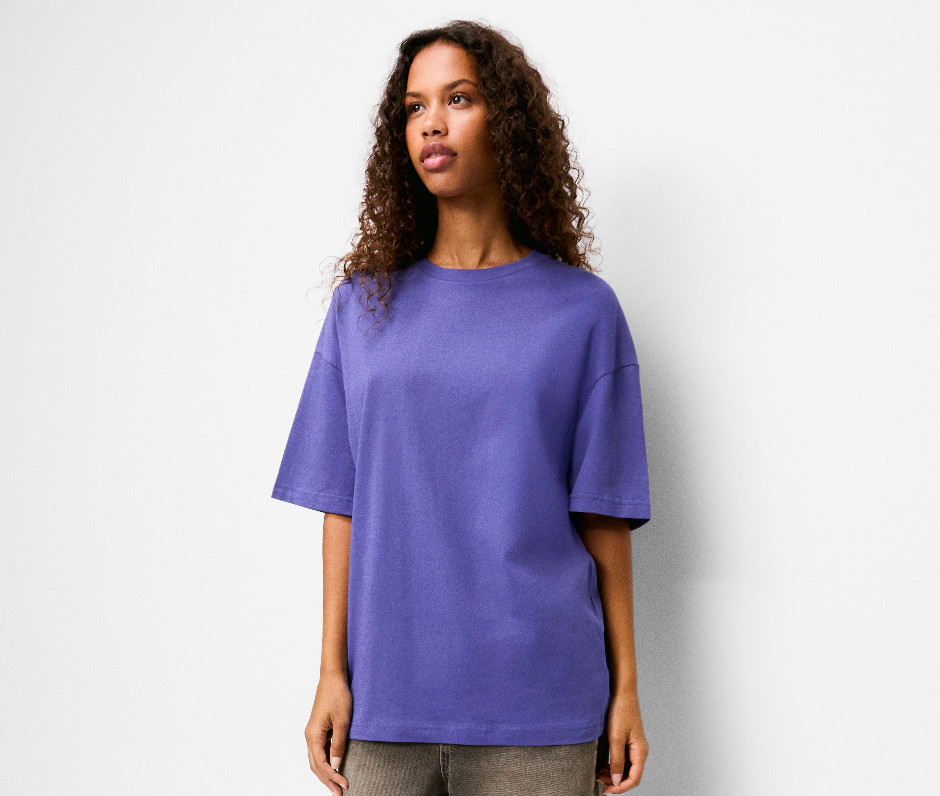 Tee-shirt unisexe oversize en coton organique