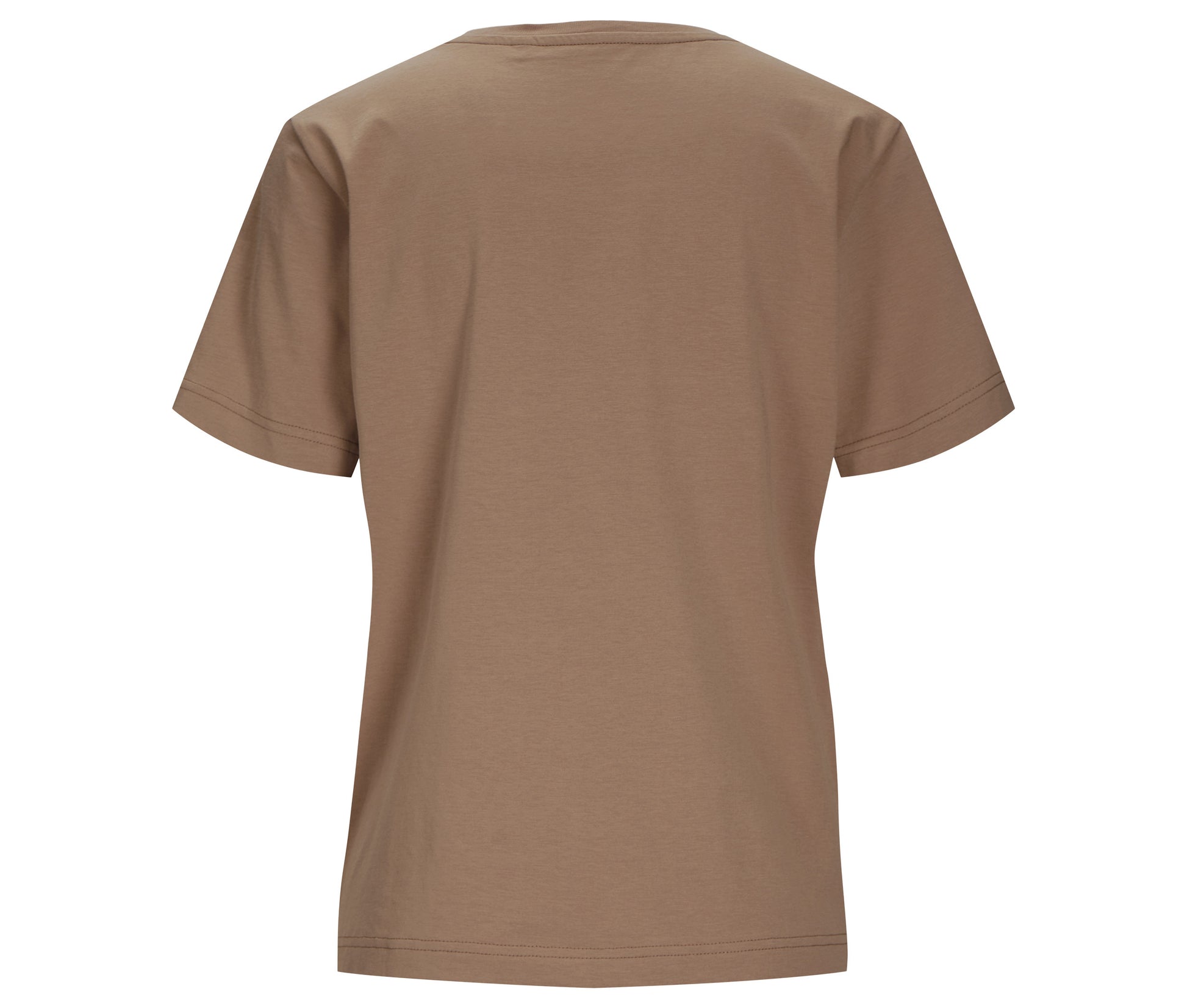 Tee-Shirt en Coton Organique Femme - Warm Taupe Sand