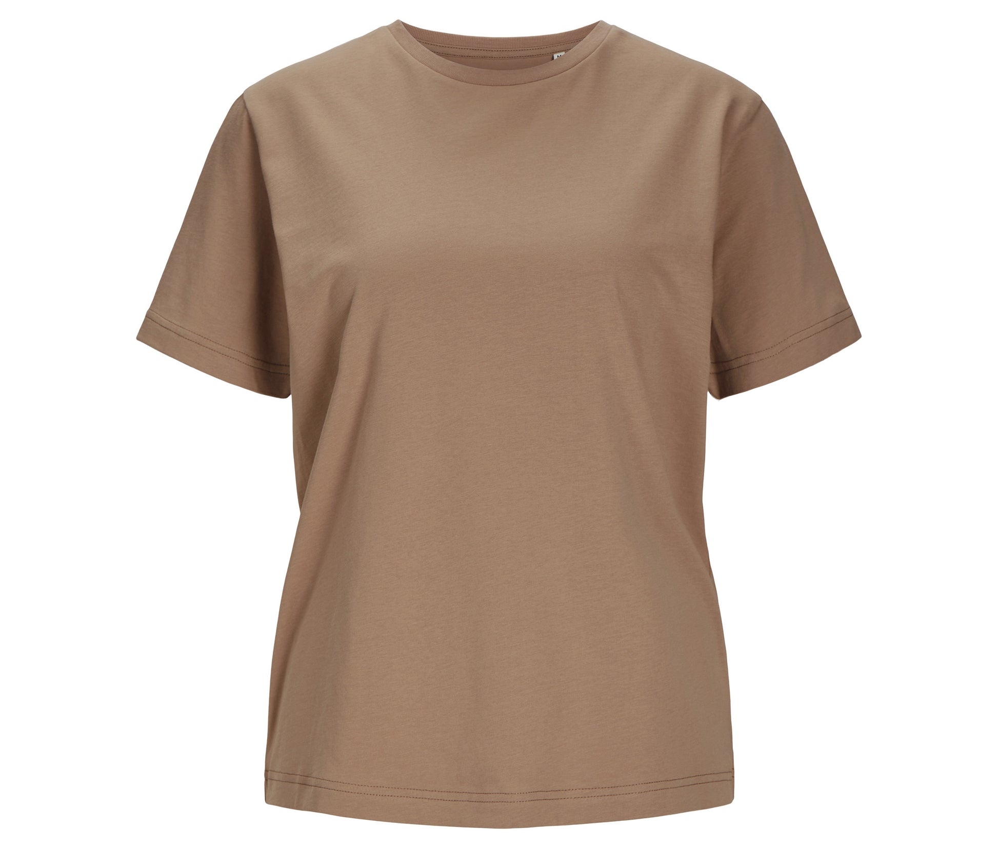 Tee-Shirt en Coton Organique Femme - Warm Taupe Sand