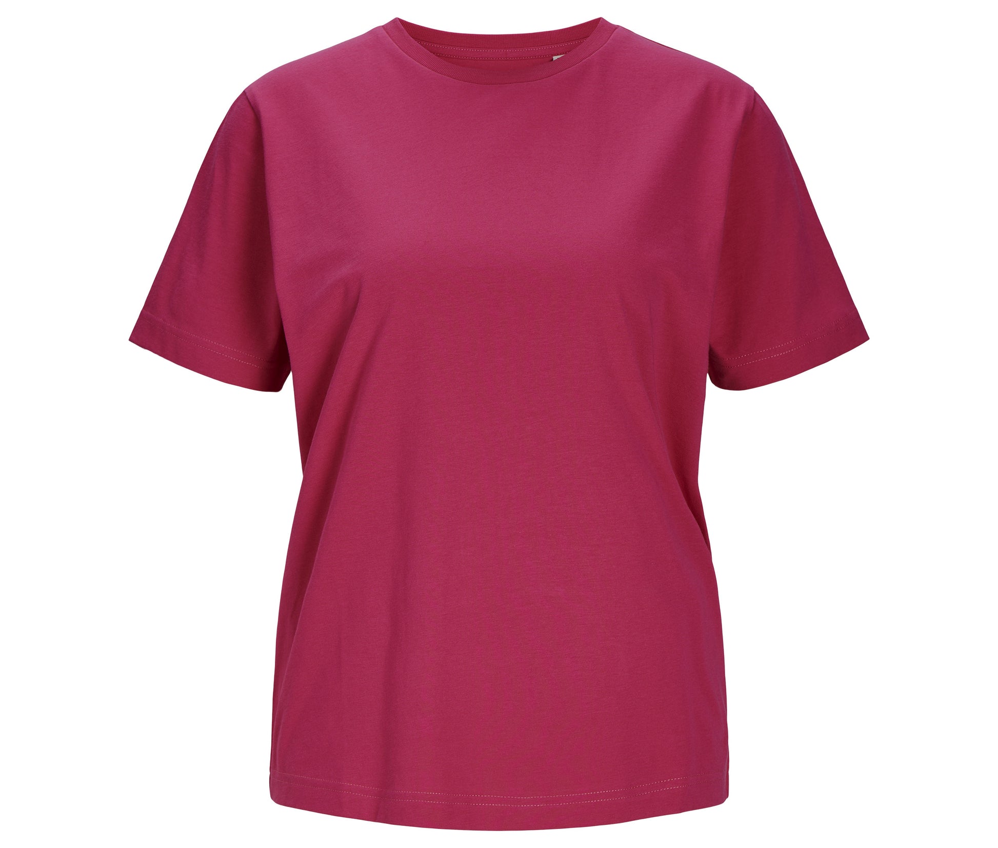 Tee-Shirt en Coton Organique Femme - Fuchsia Rose