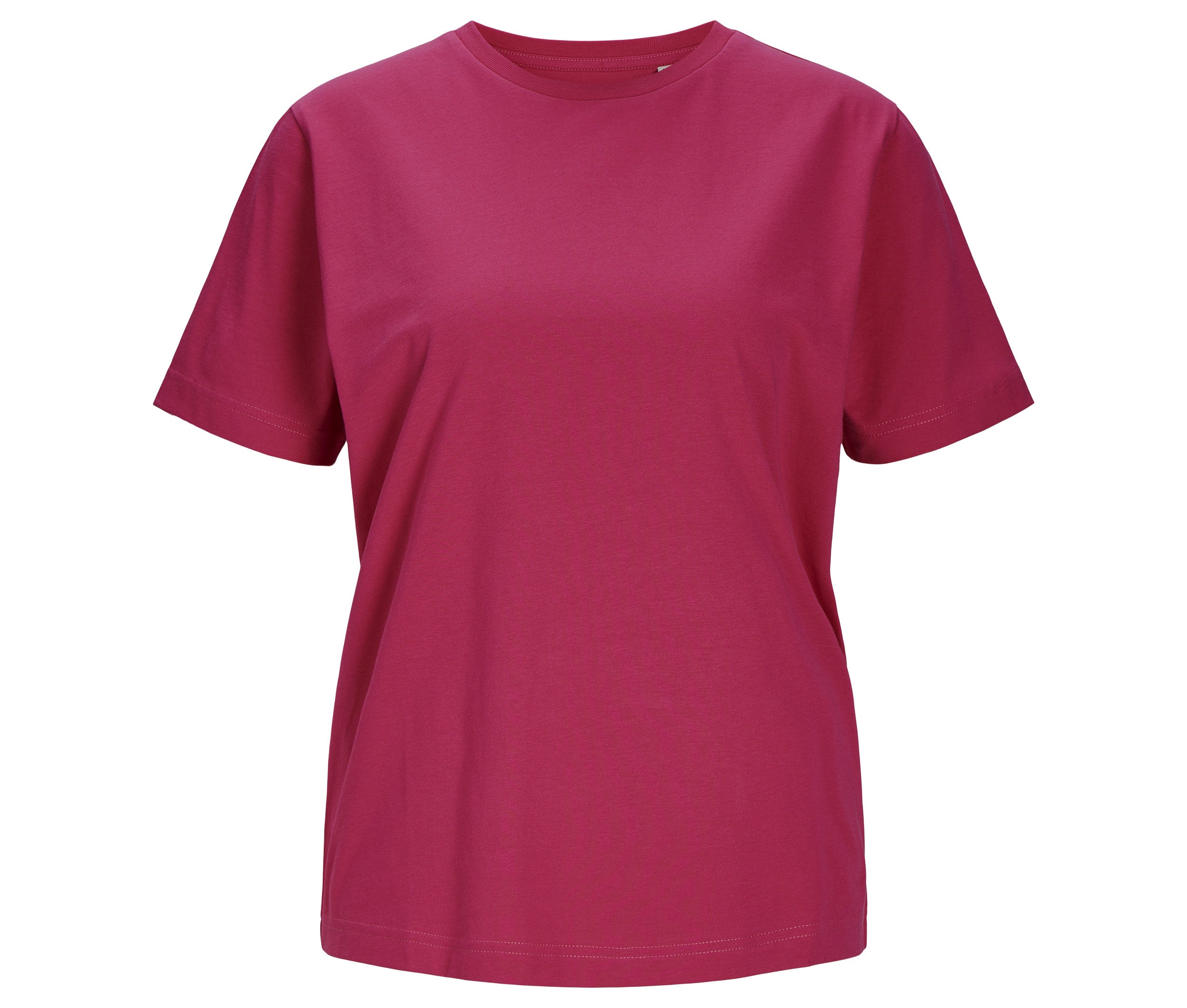 Tee-Shirt en Coton Organique Femme - Fuchsia Rose