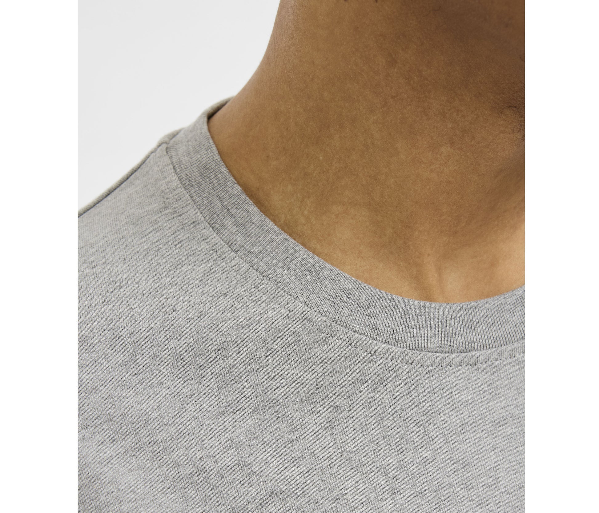 Tee-Shirt Unisexe en Coton Organique - Light Grey Melange
