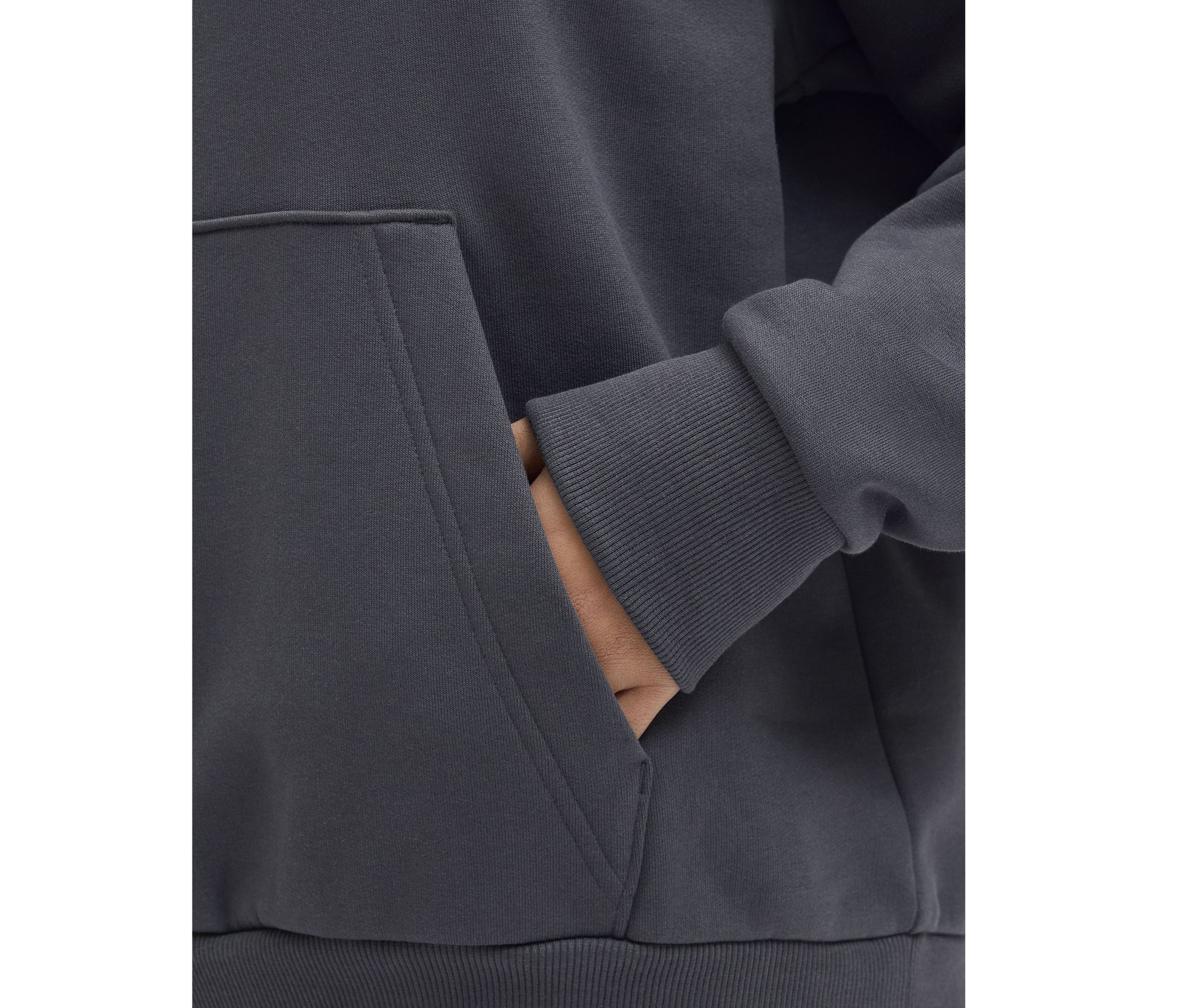 Sweat à Capuche Unisexe - Asphalt Grey