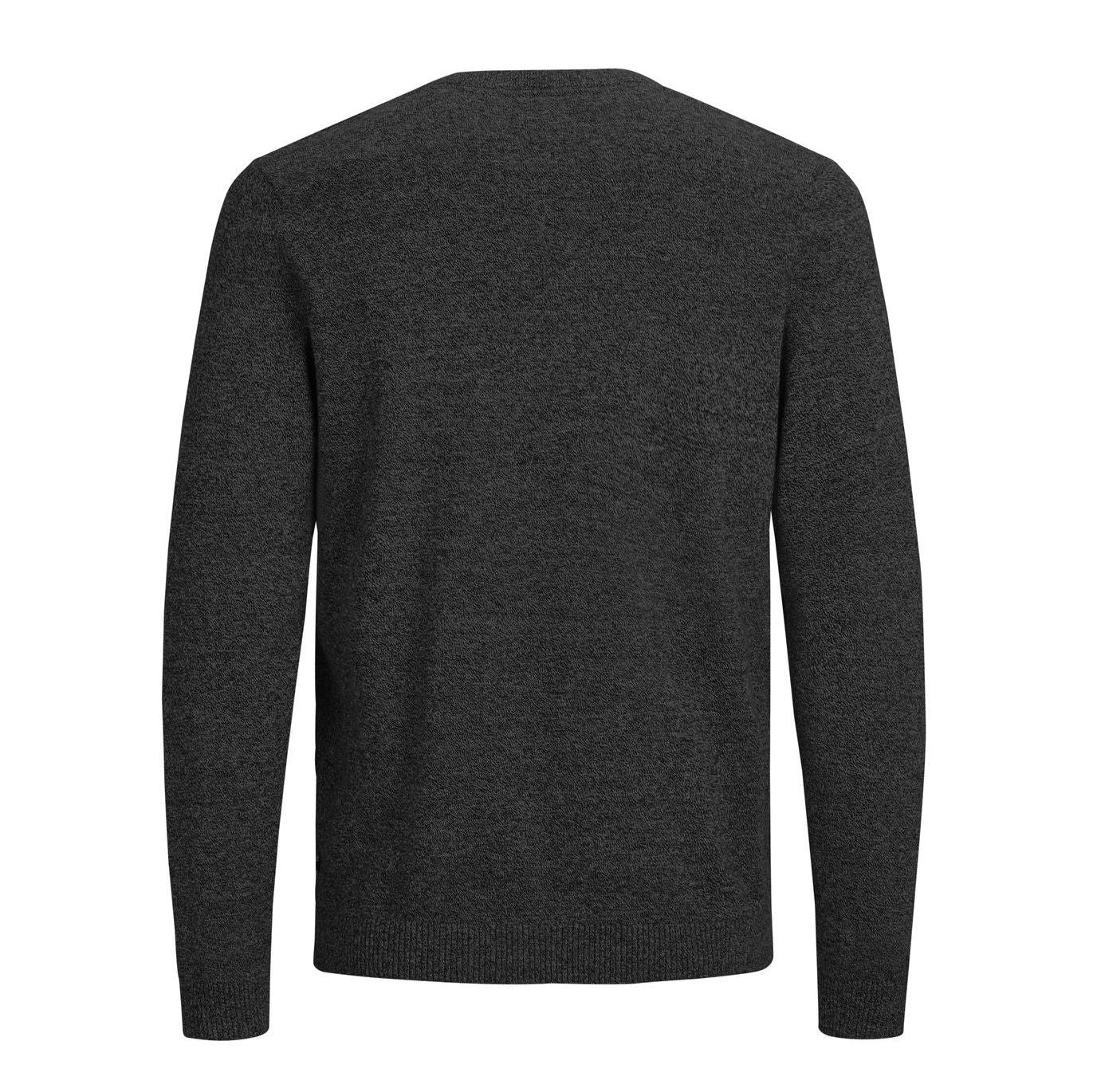 Pull Col Rond Homme - Dark Grey Melange