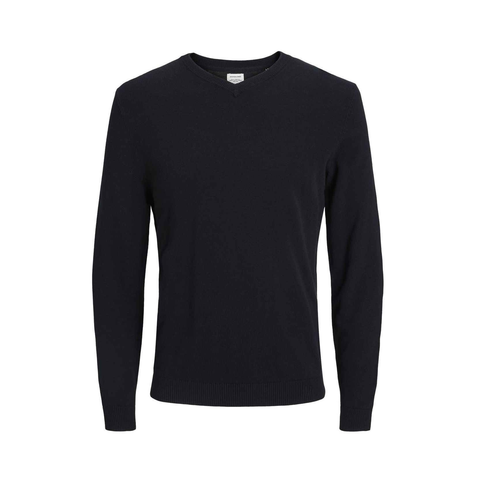 Pull Col V Homme - Black