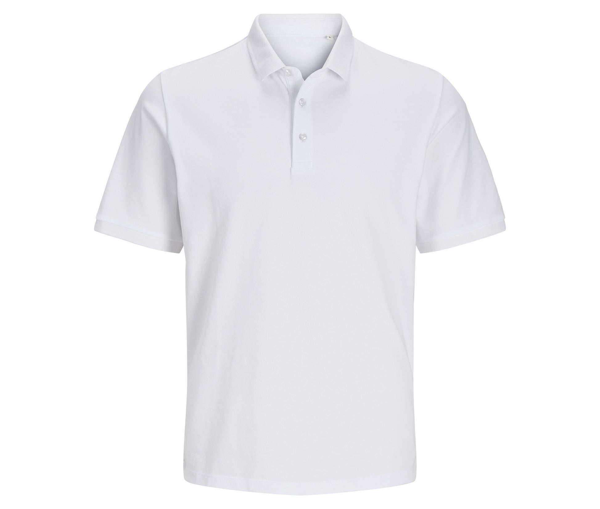 Polo Unisexe en Coton Organique - White