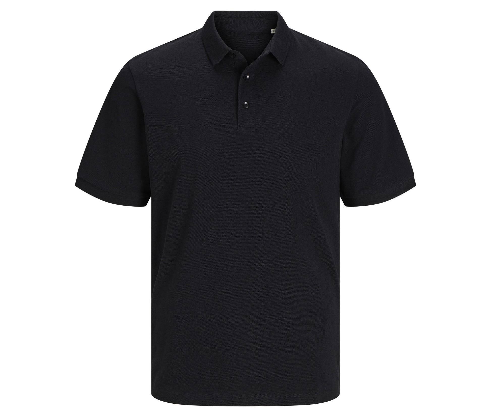Polo Unisexe en Coton Organique - Black