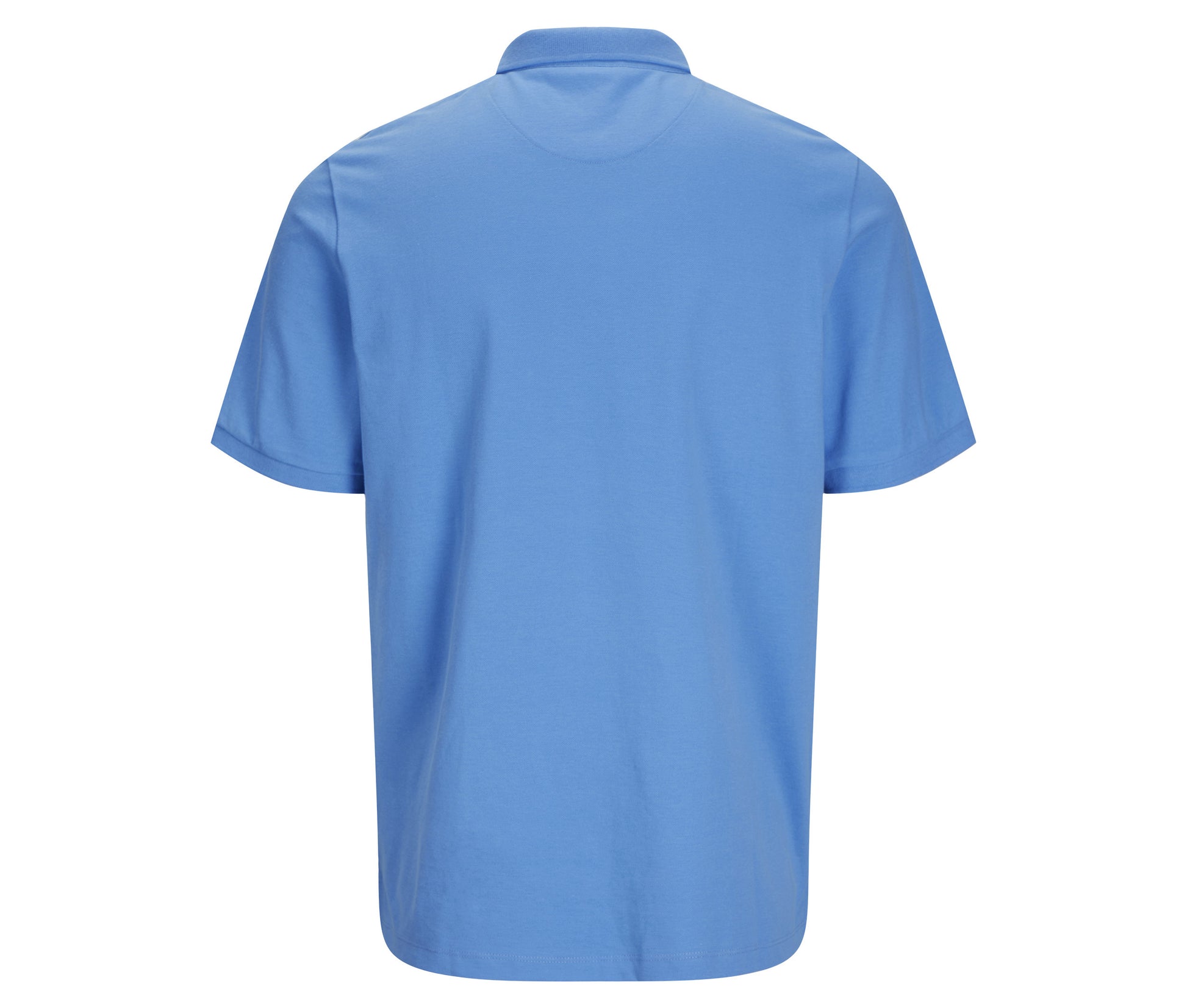 Polo Unisexe en Coton Organique - Azure Blue