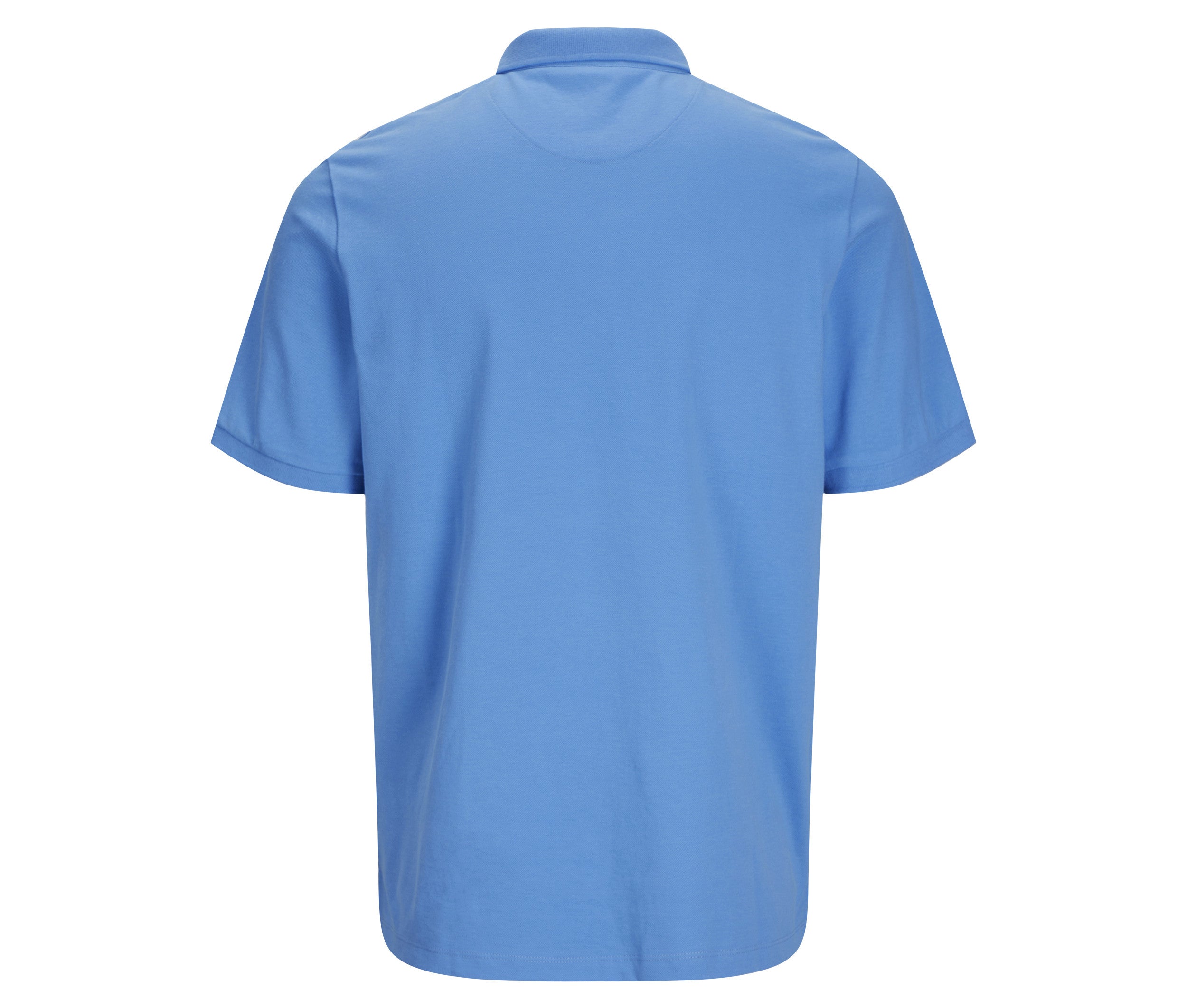 Polo Unisexe en Coton Organique - Azure Blue
