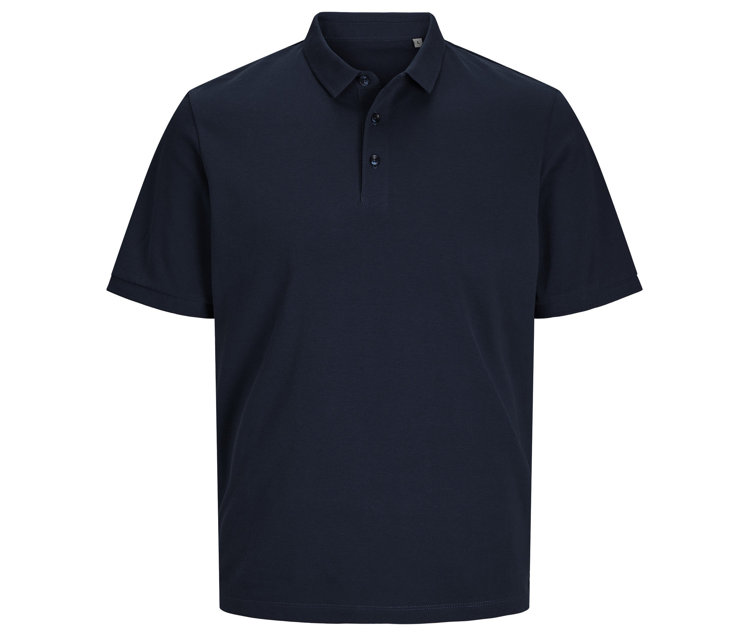 Polo Unisexe en Coton Organique - Navy Blazer