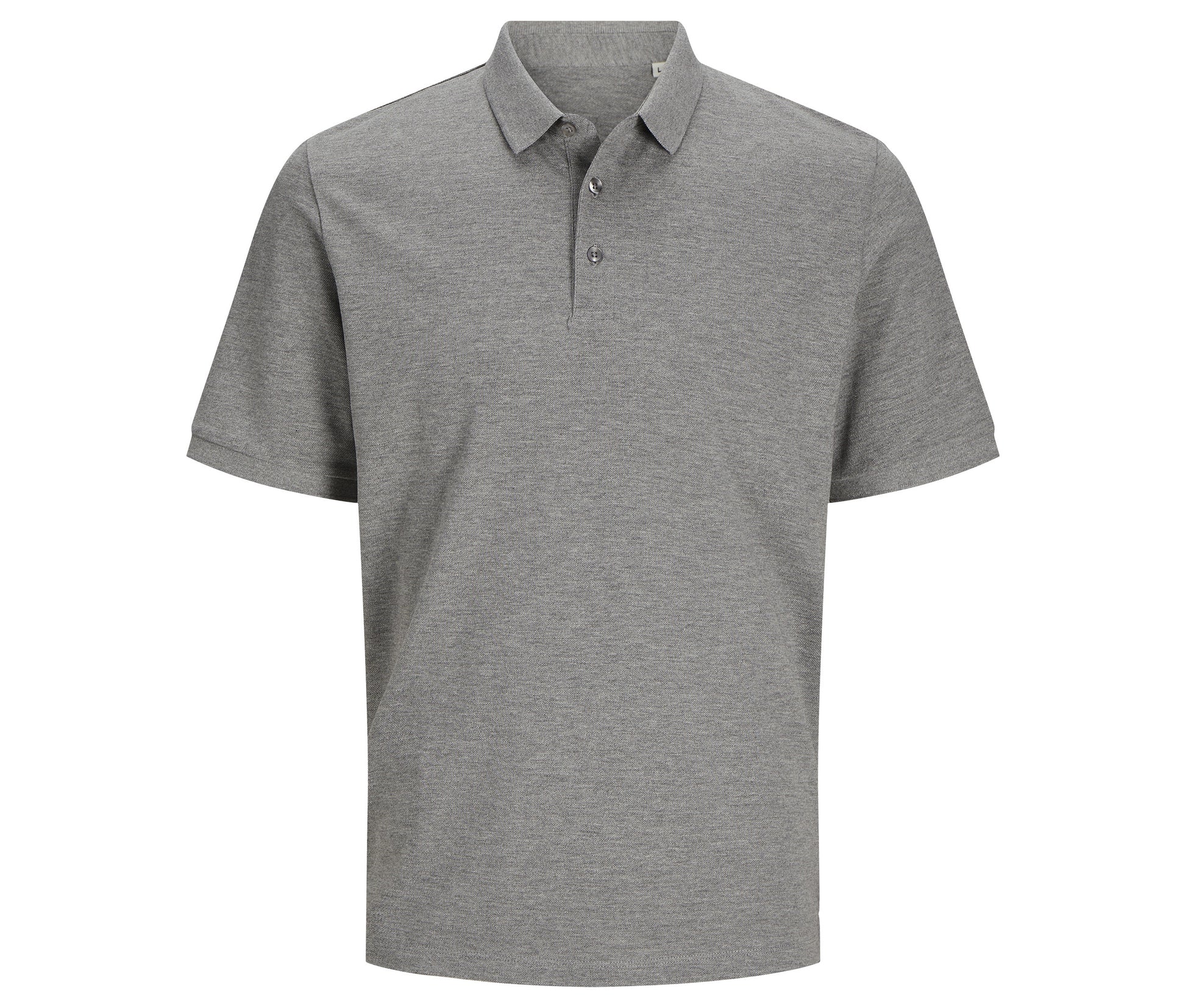 Polo Unisexe en Coton Organique - Light Grey Melange