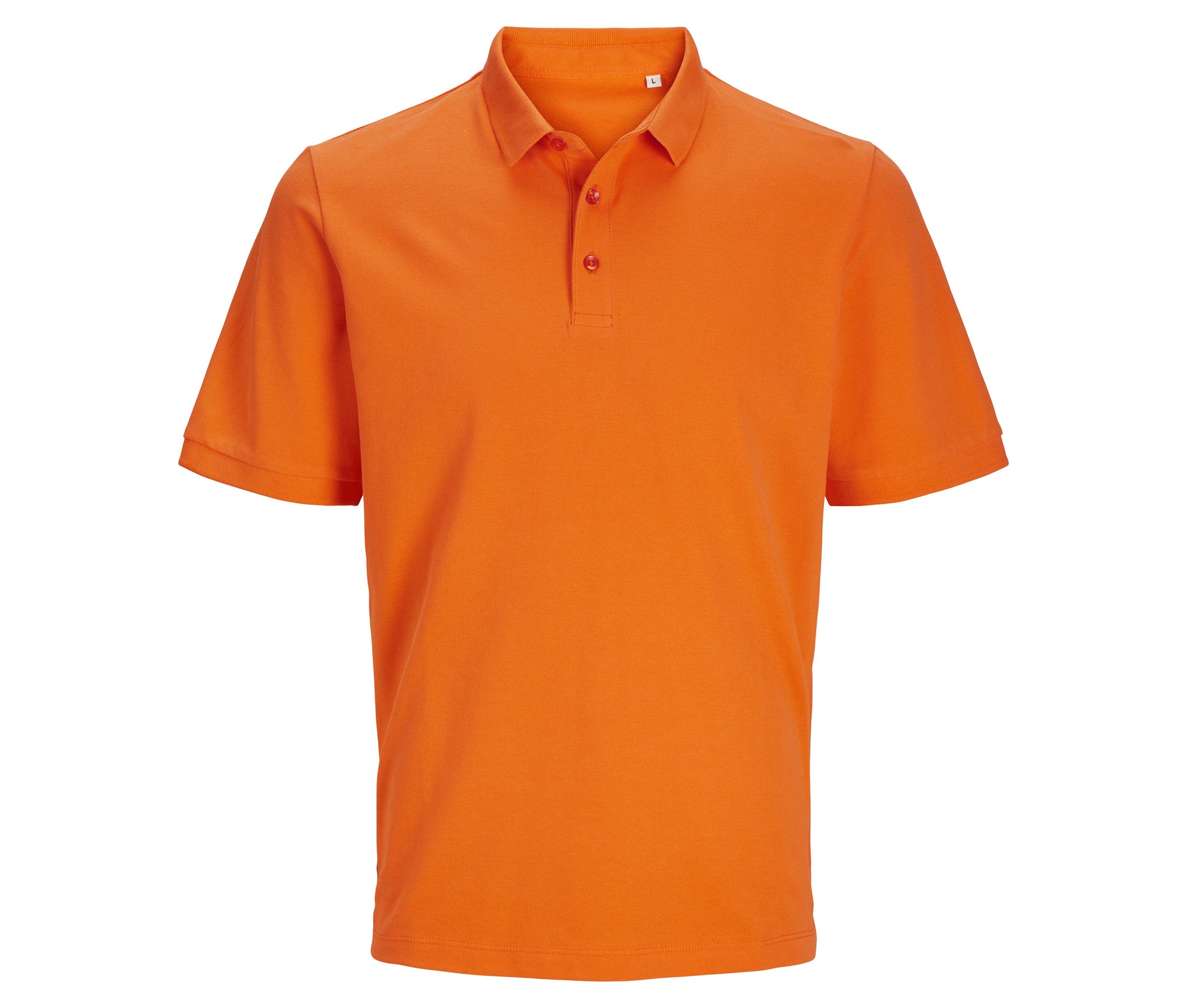 Polo Unisexe en Coton Organique - Vibrant Orange