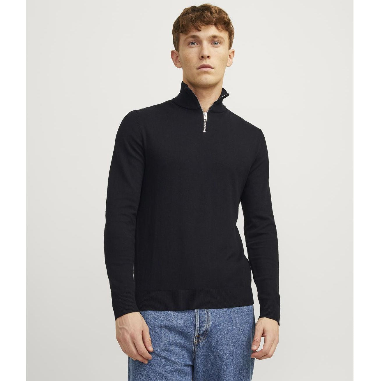 Pull col montant homme
