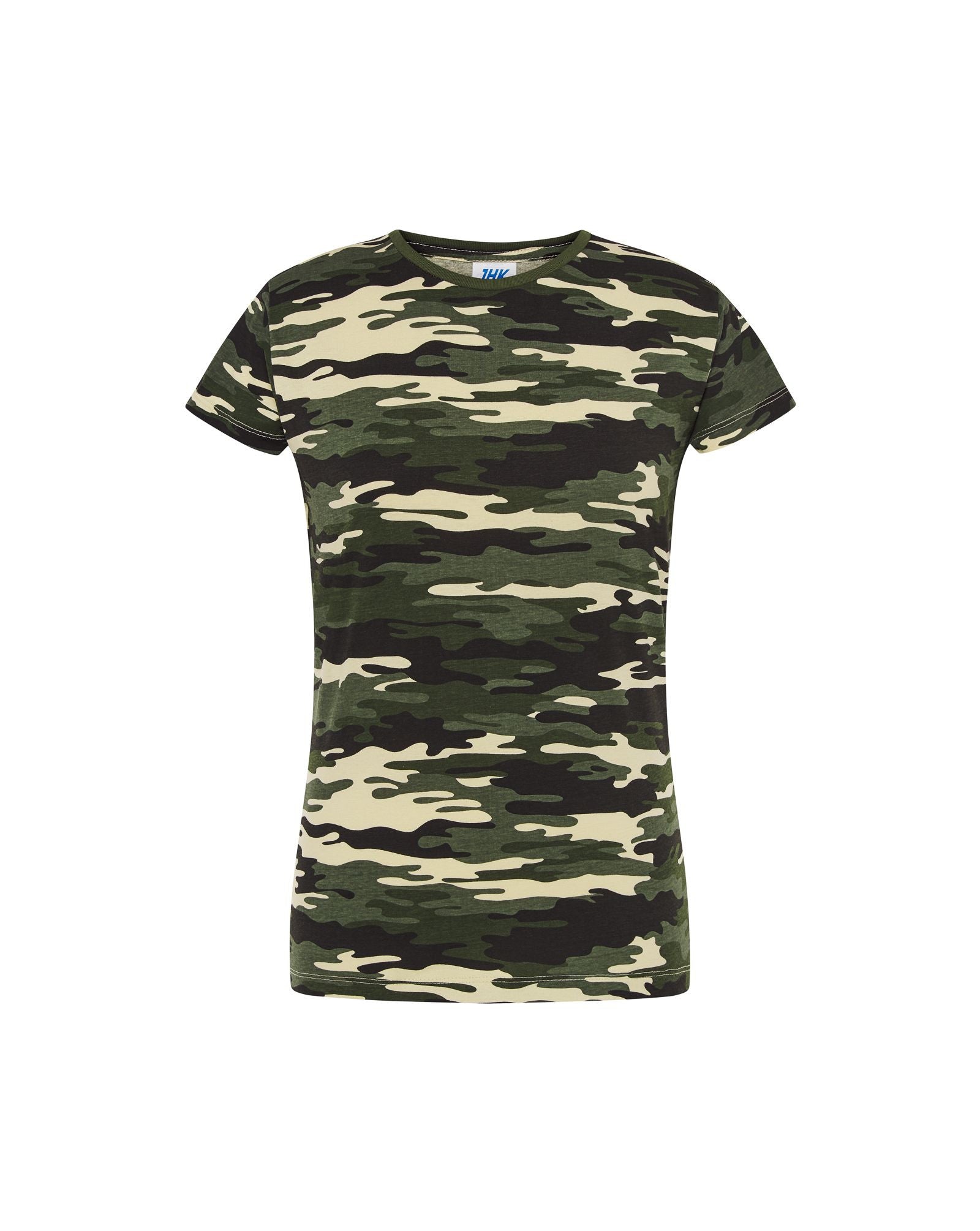Tee-Shirt Femme Col Rond 155 - Camouflage