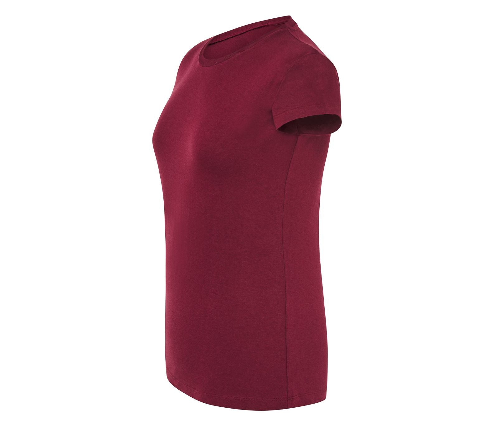 Tee-Shirt Femme Col Rond 155 - Burgundy