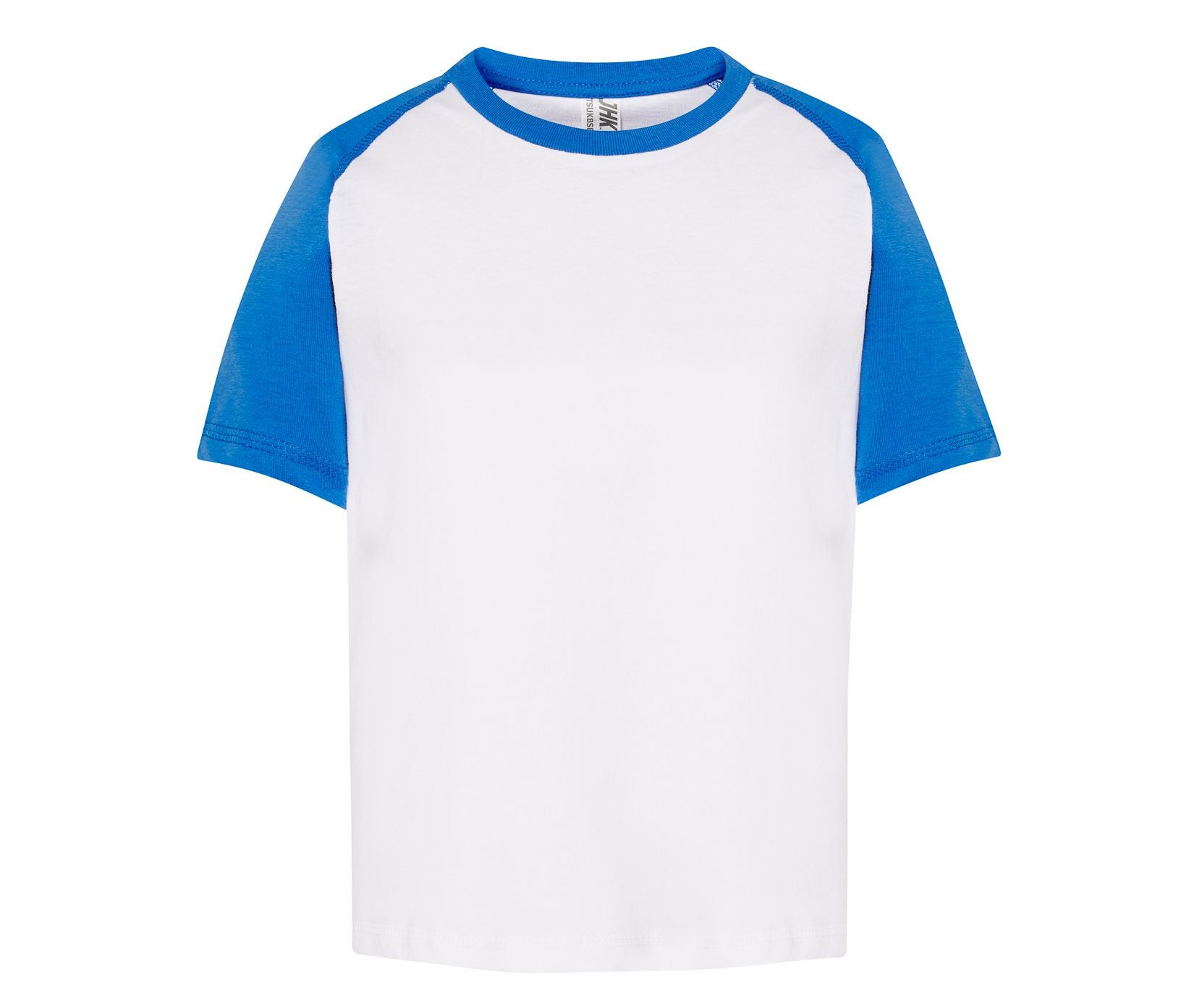 Tee-Shirt Baseball Enfant - White / Royal Blue