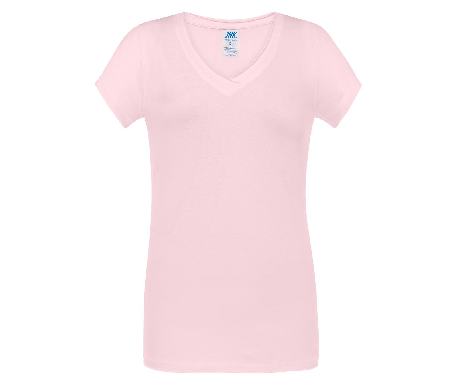 Tee-Shirt Femme Col V 145 - Pink