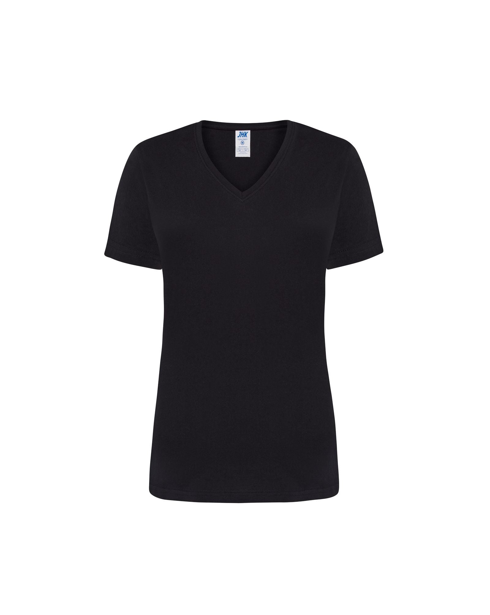 Tee-Shirt Femme Col V 145 - Black