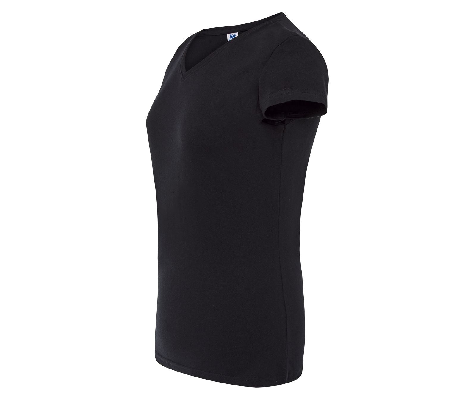 Tee-Shirt Femme Col V 145 - Black