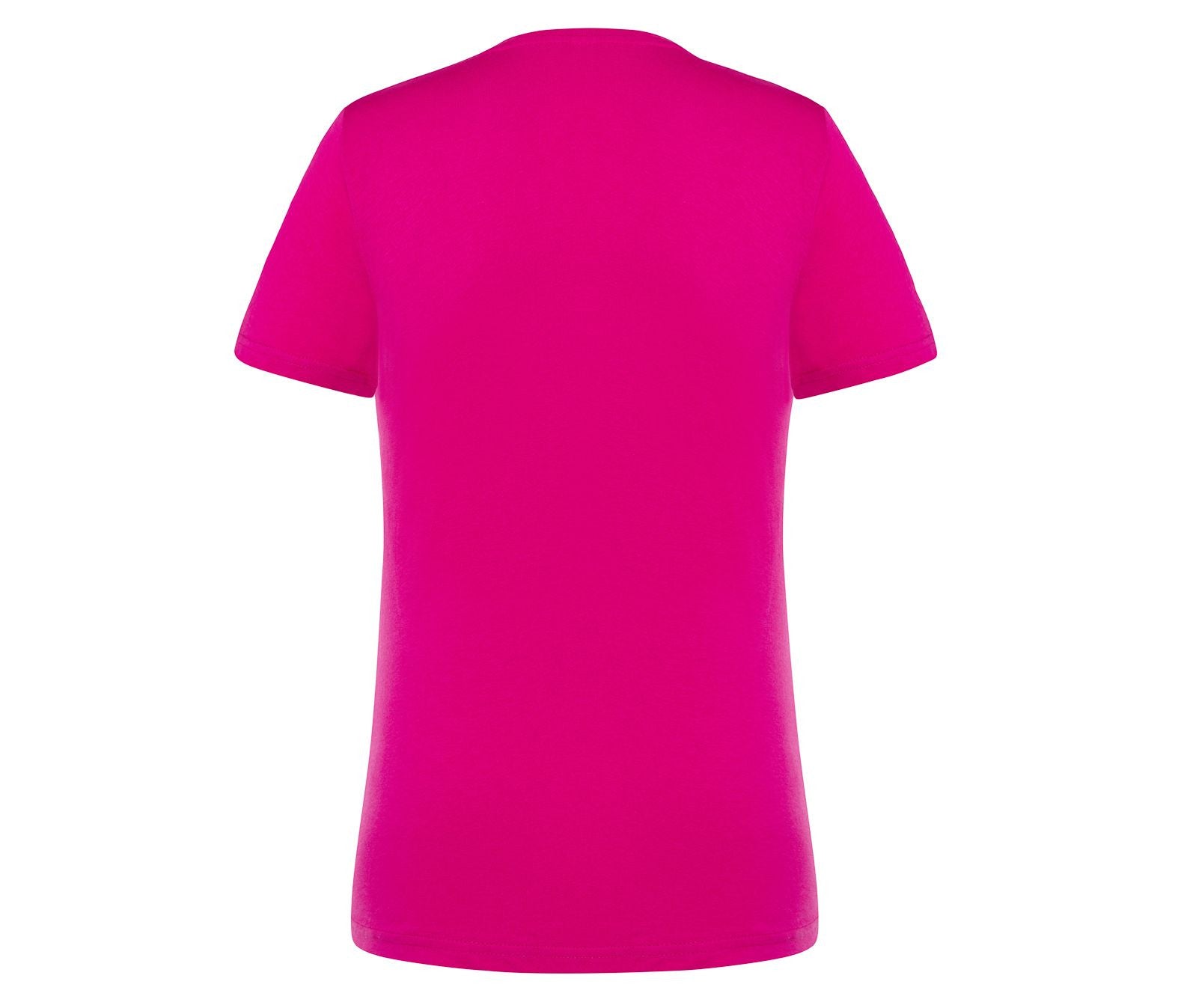 Tee-Shirt Femme Col V 145 - Fuchsia