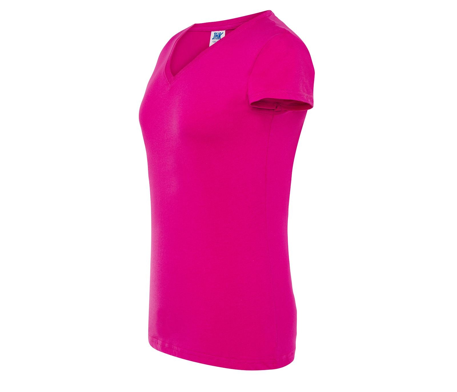 Tee-Shirt Femme Col V 145 - Fuchsia
