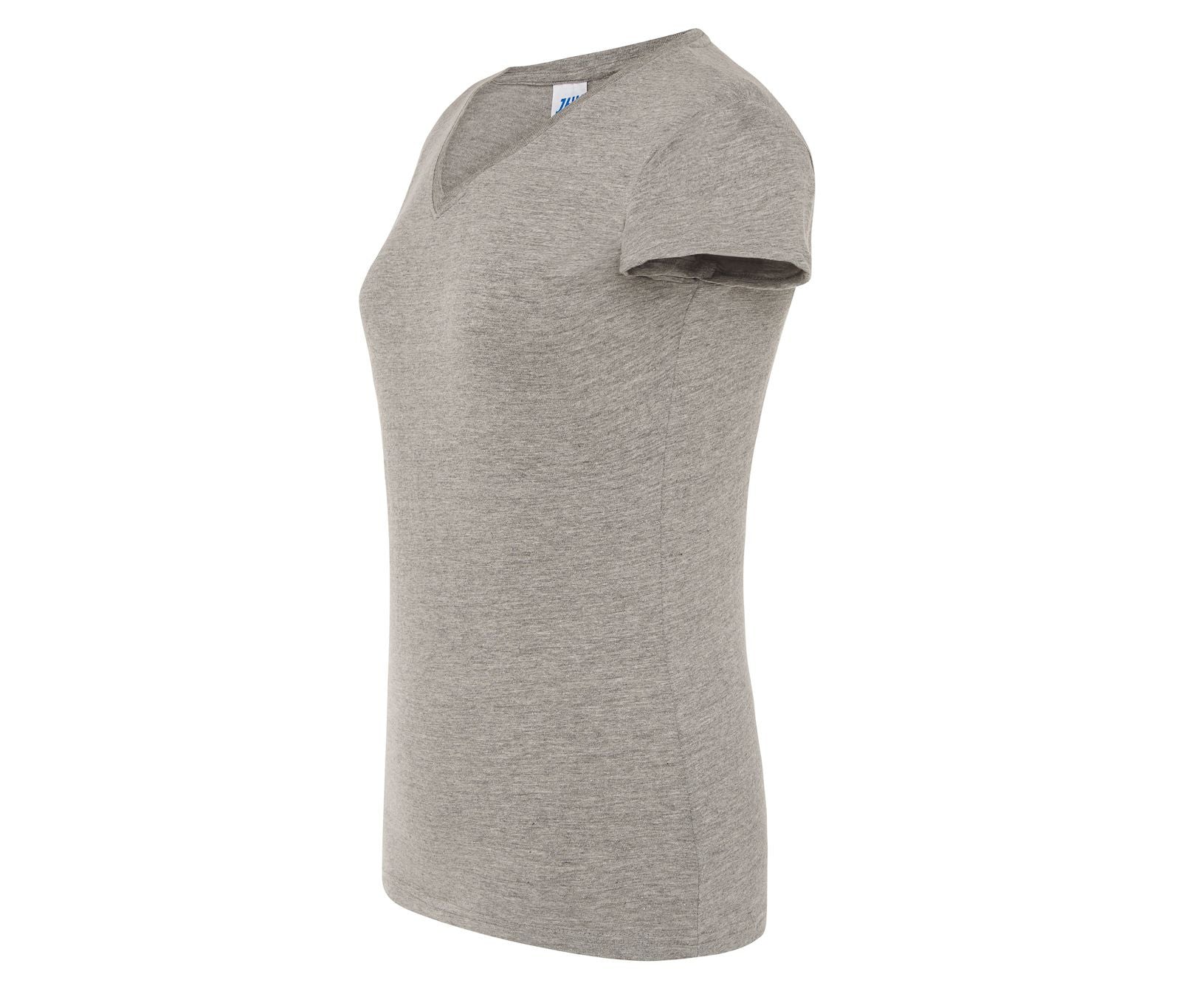 Tee-Shirt Femme Col V 145 - Grey Melange