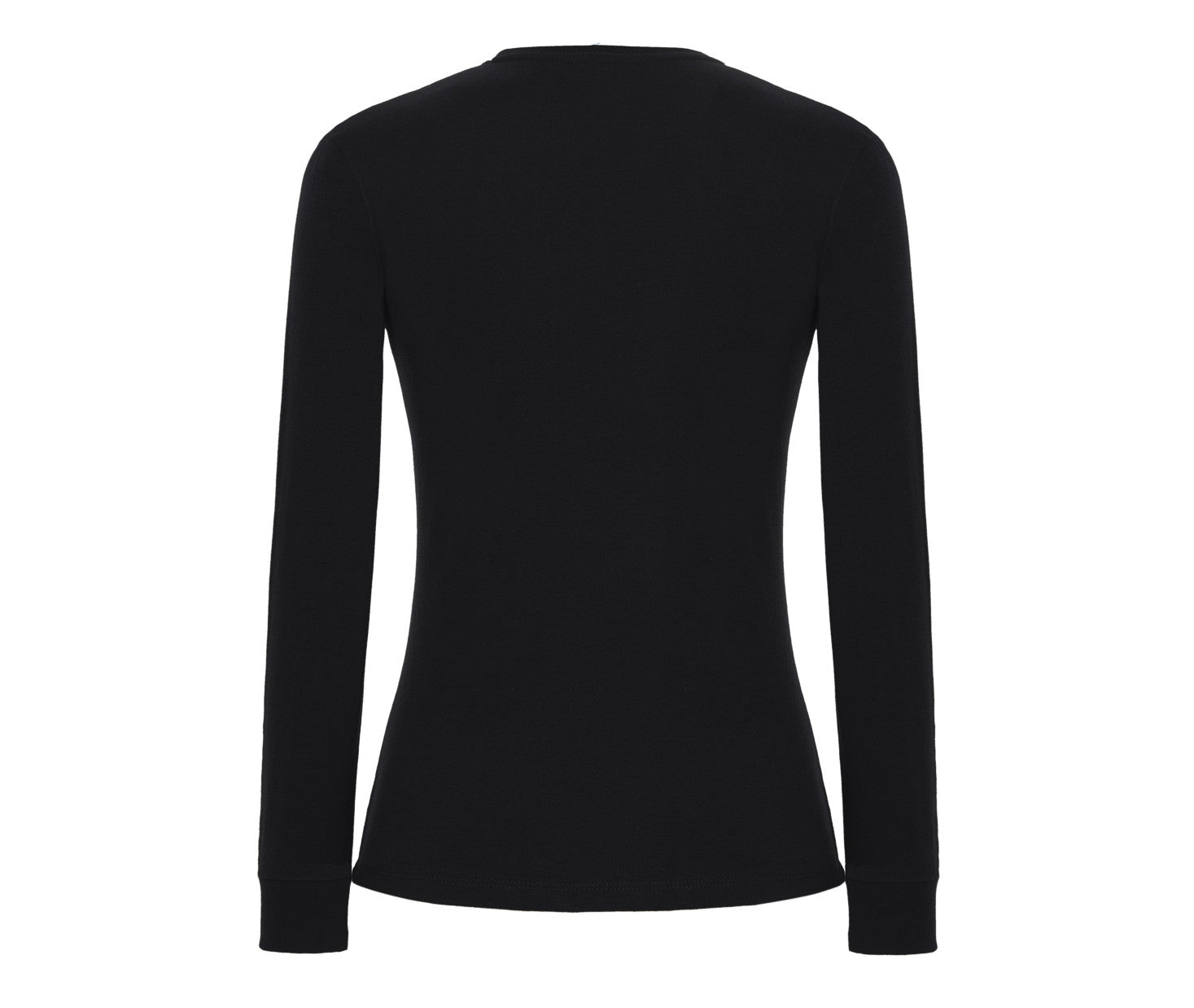 Tee-Shirt Femme Manches Longues - Black