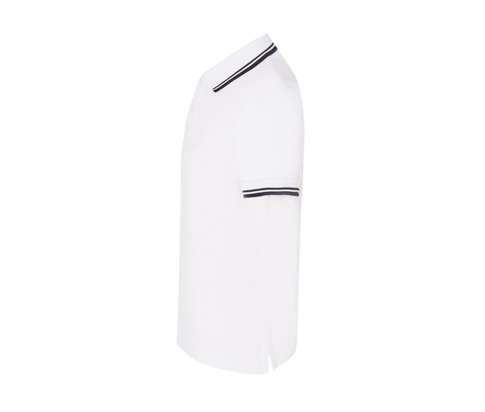 Polo Enfant Contrasté - White / Navy