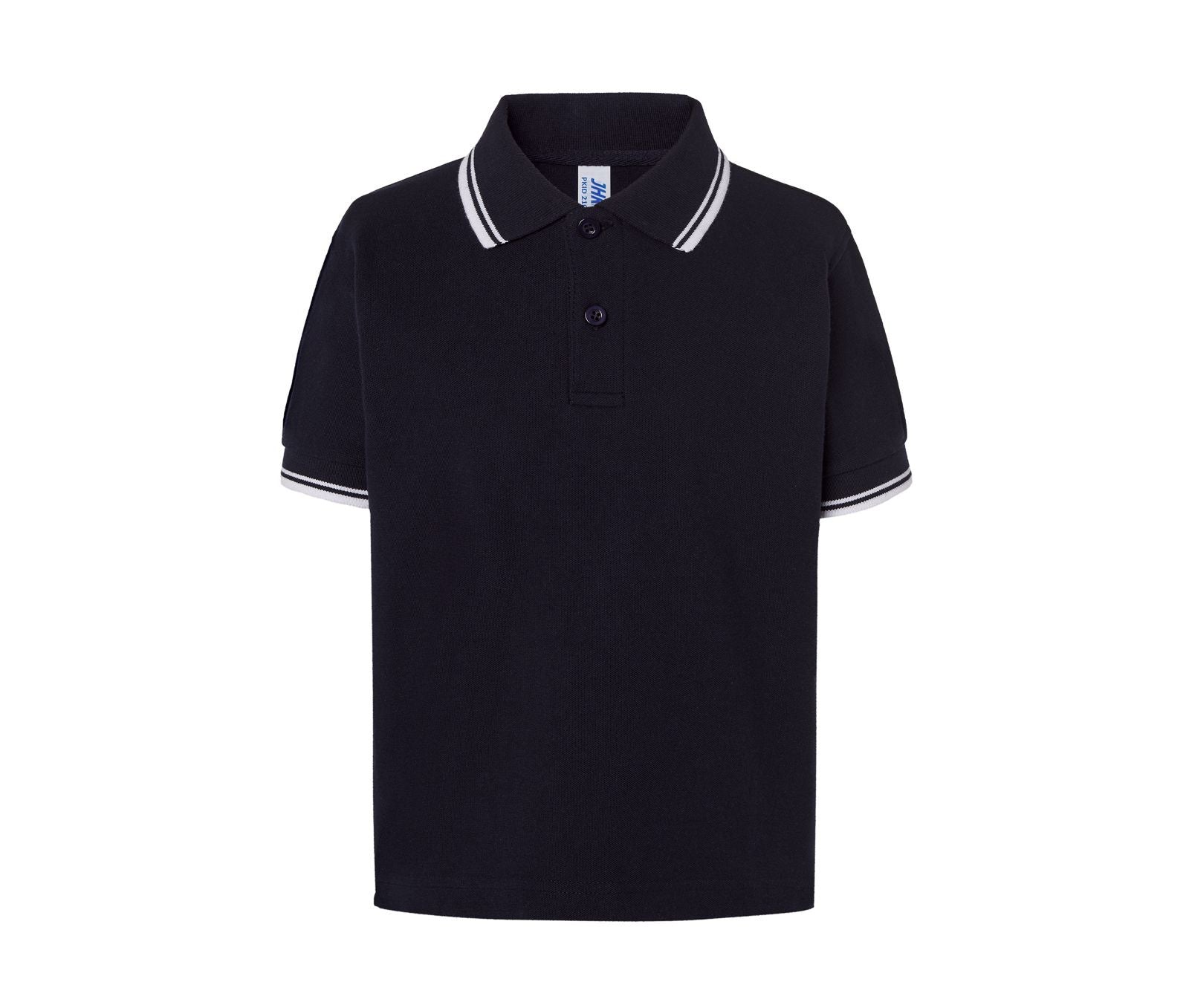 Polo Enfant Contrasté - Navy / White