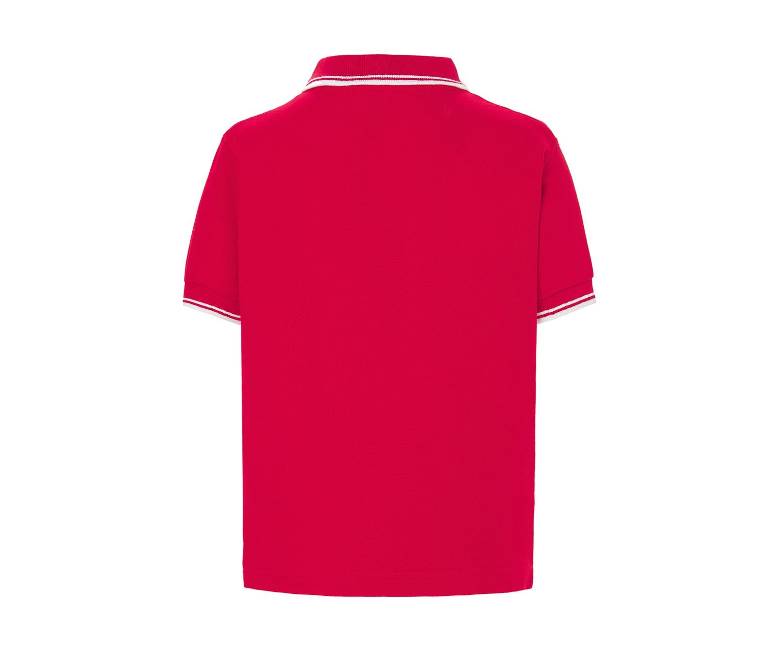 Polo Enfant Contrasté - Red / White