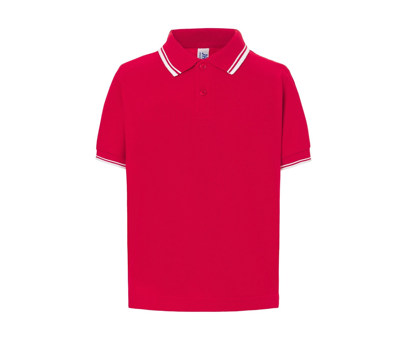 Polo Enfant Contrasté - Red / White