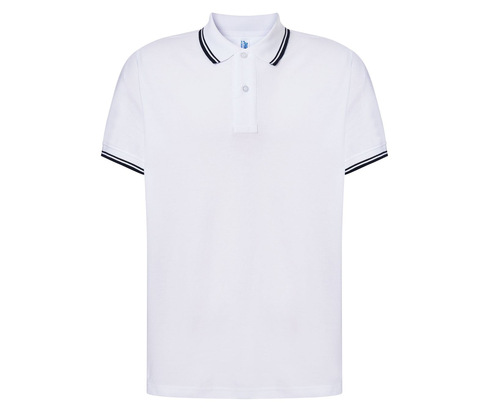 Polo Homme Contrasté - White/navy