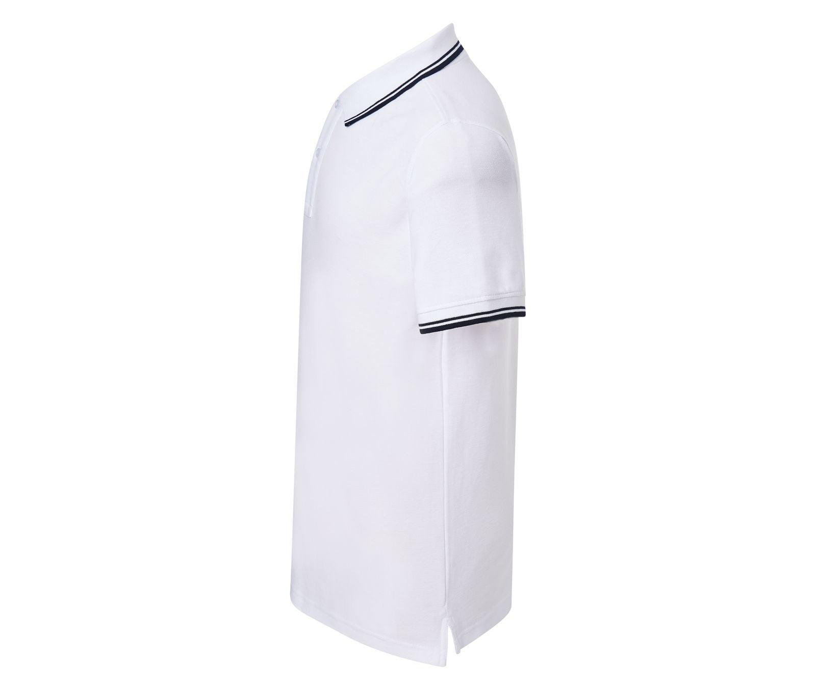 Polo Homme Contrasté - White/navy