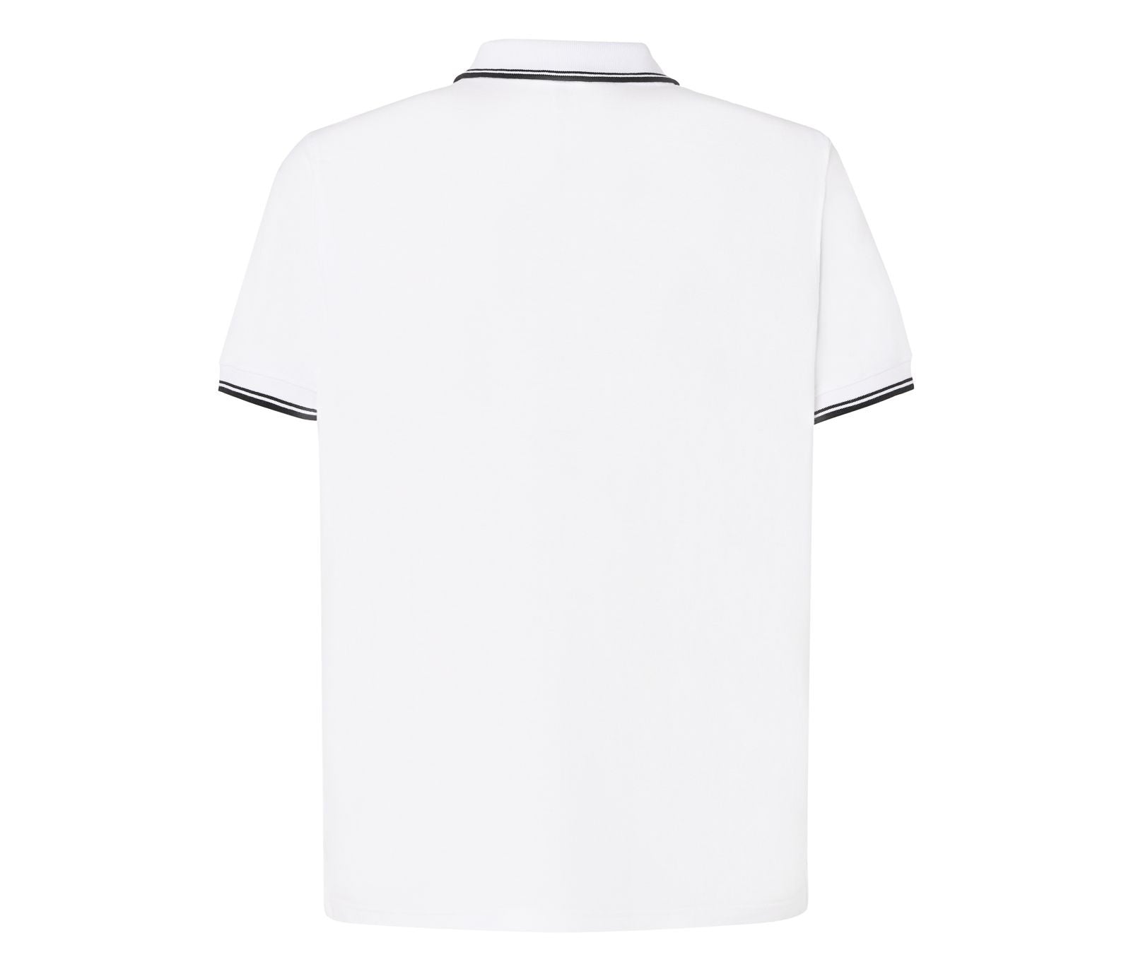 Polo Homme Contrasté - White / Black