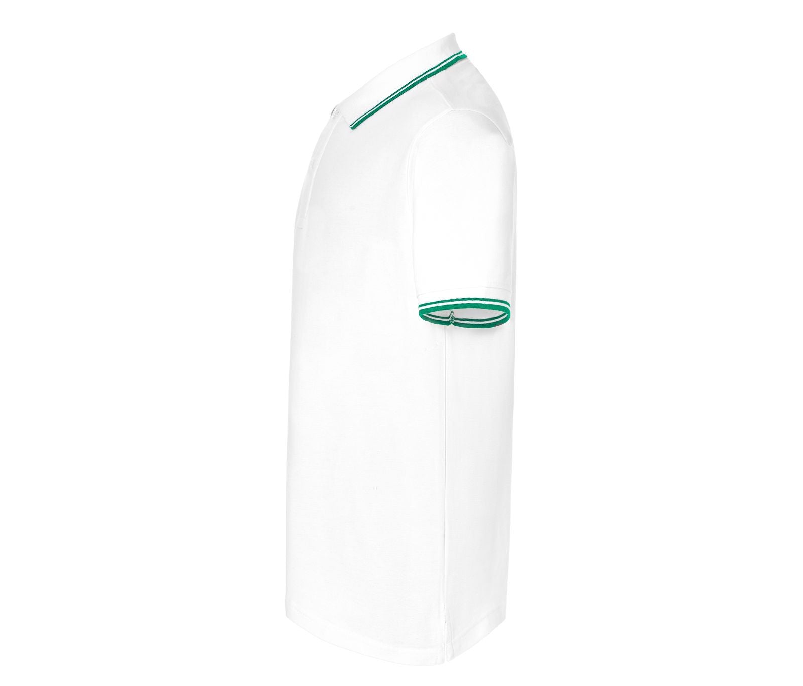 Polo Homme Contrasté - White / Kelly