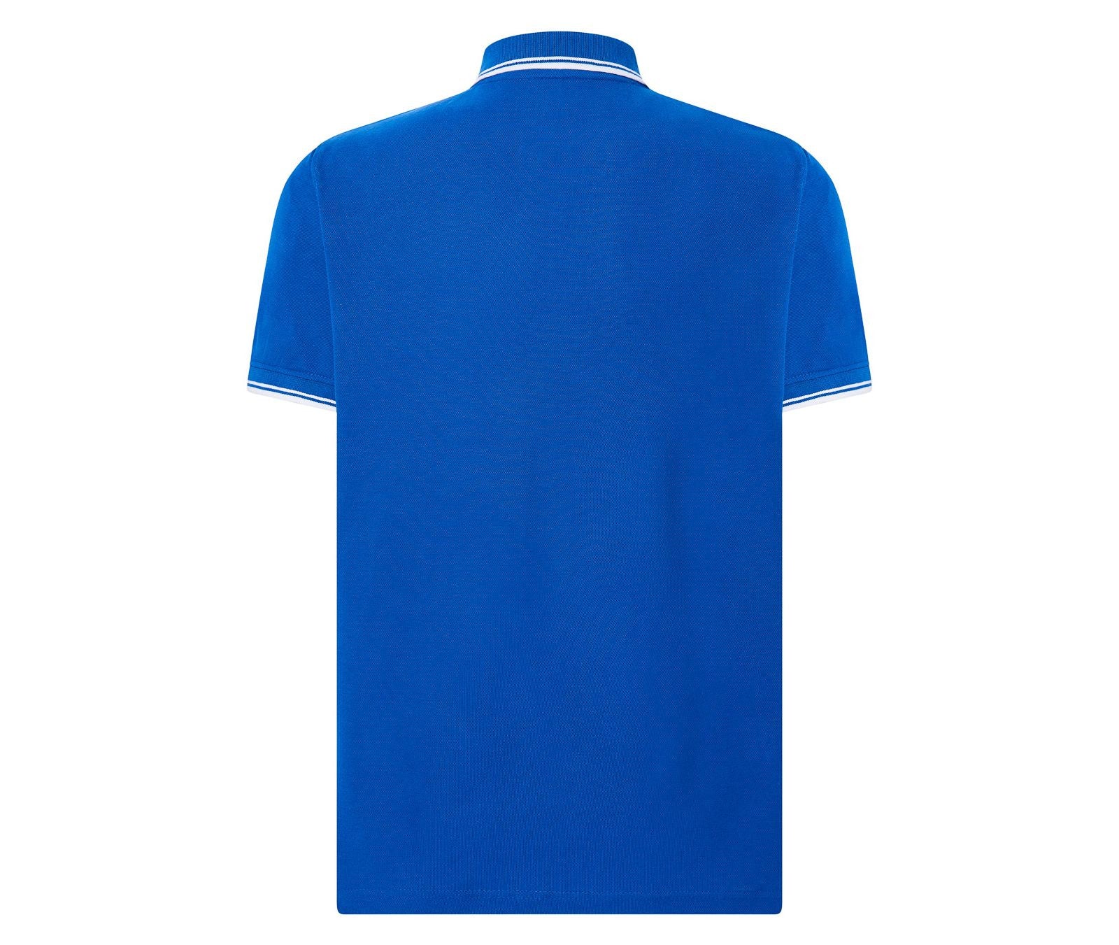 Polo Homme Contrasté - Royal / White