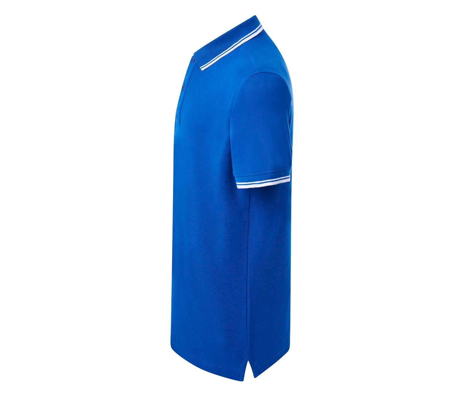 Polo Homme Contrasté - Royal / White