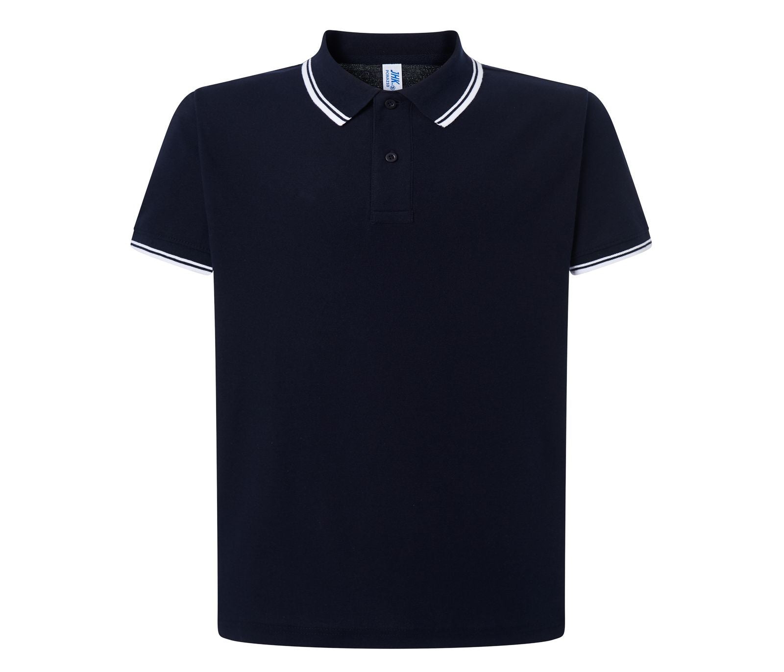 Polo Homme Contrasté - Navy/white