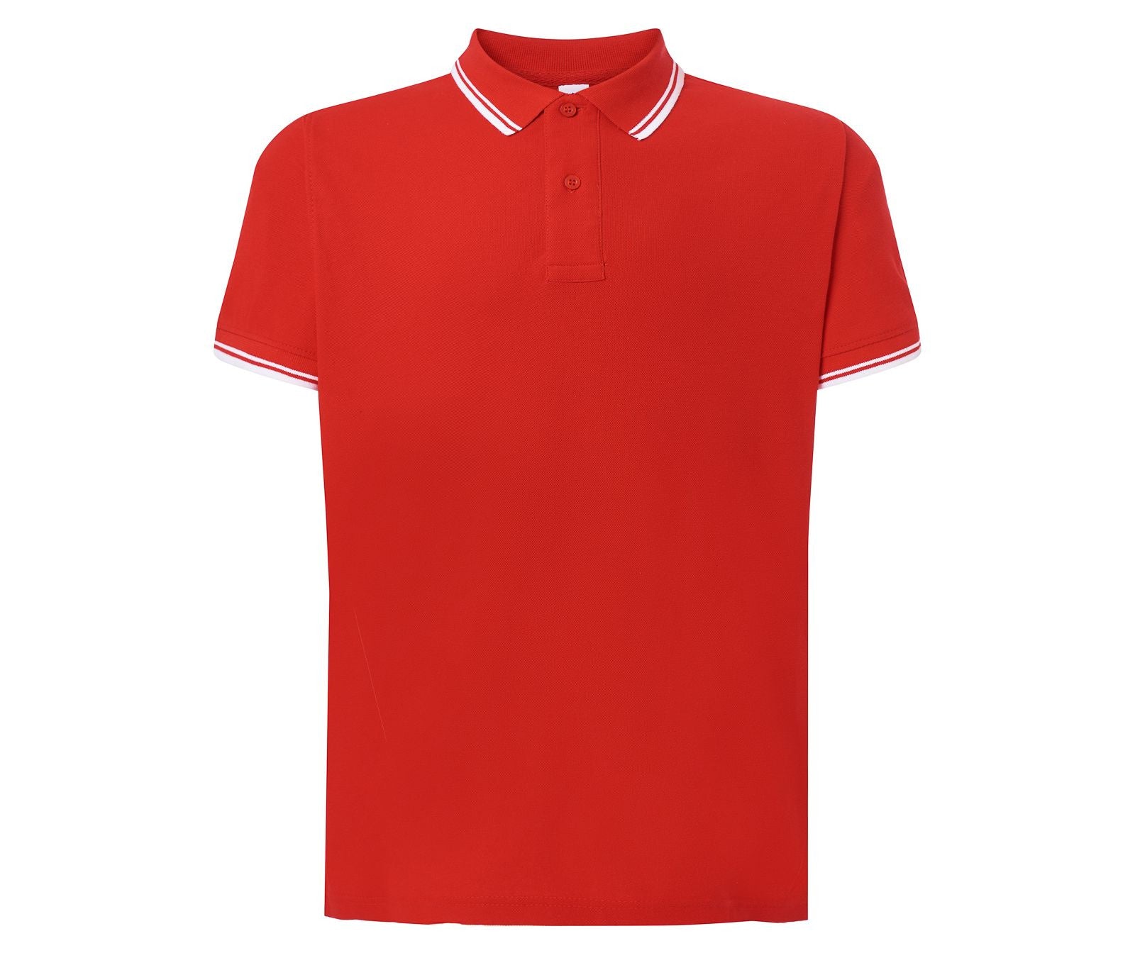 Polo Homme Contrasté - Red / White