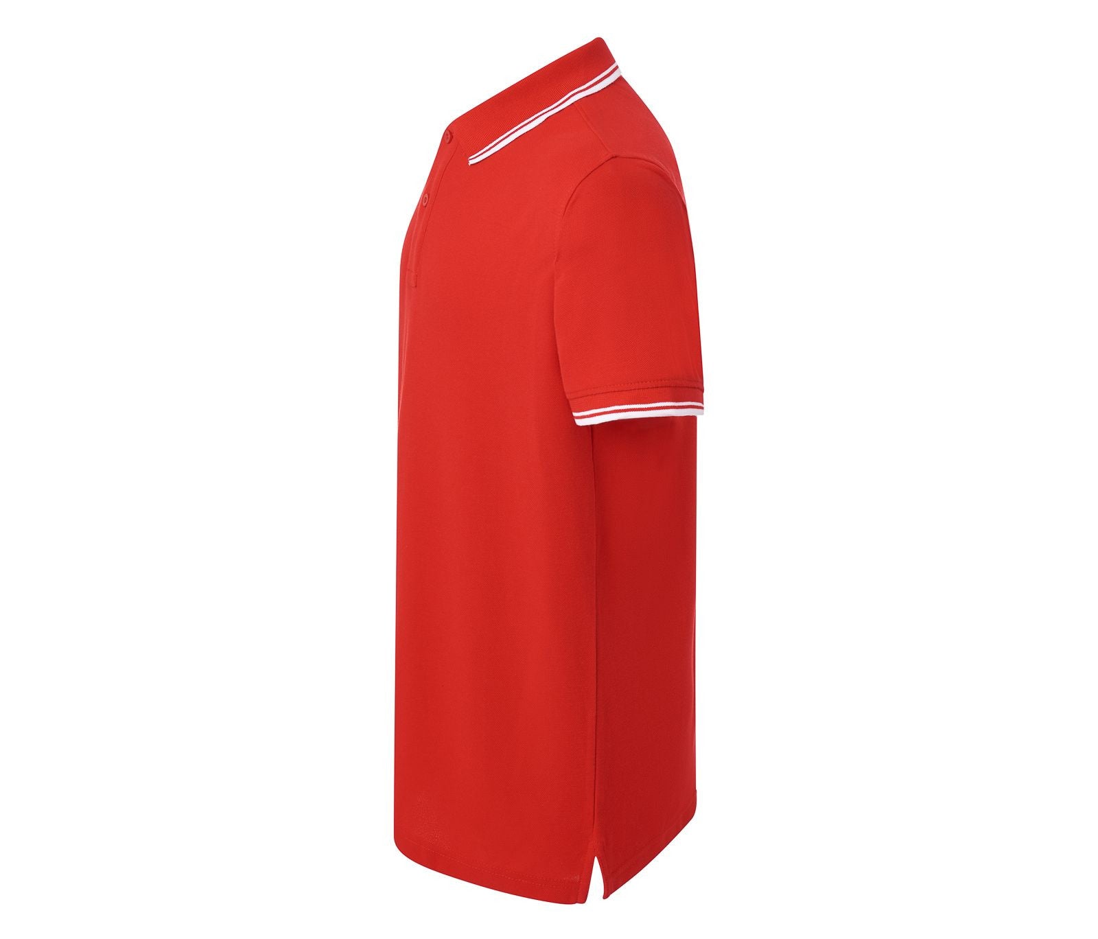 Polo Homme Contrasté - Red / White