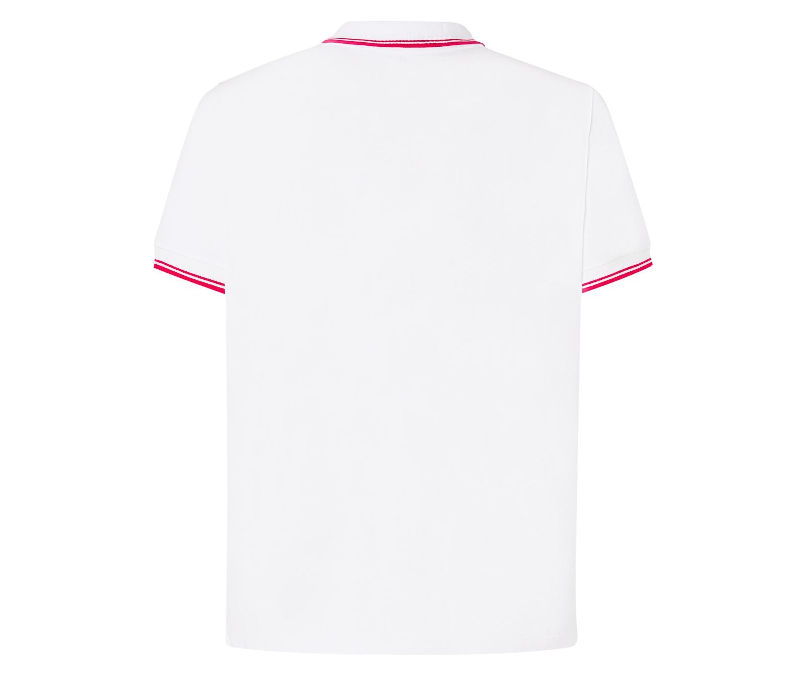 Polo Homme Contrasté - White / Red
