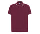 Burgundy/white