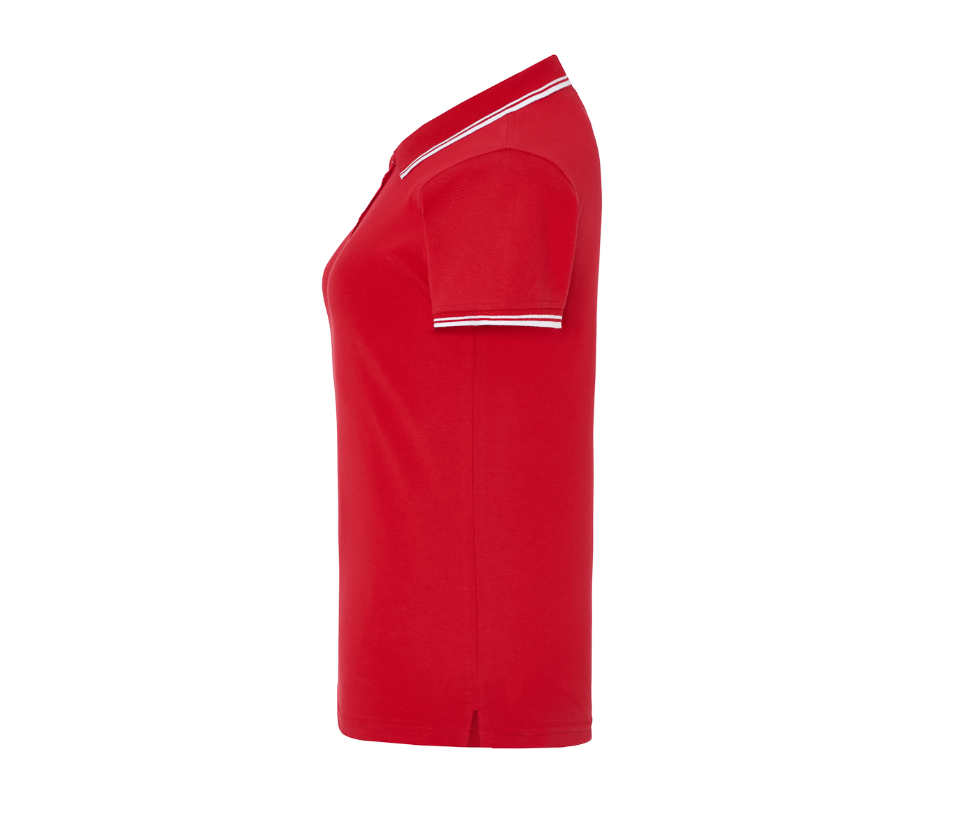Polo Femme Piqué - Red/white