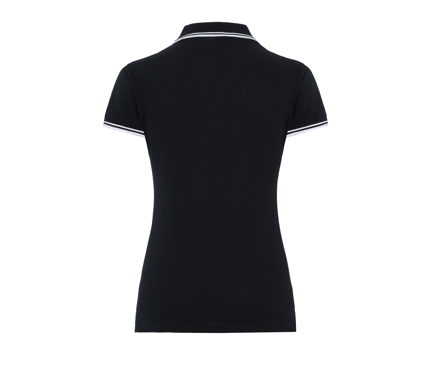 Polo Femme Piqué - Black/white
