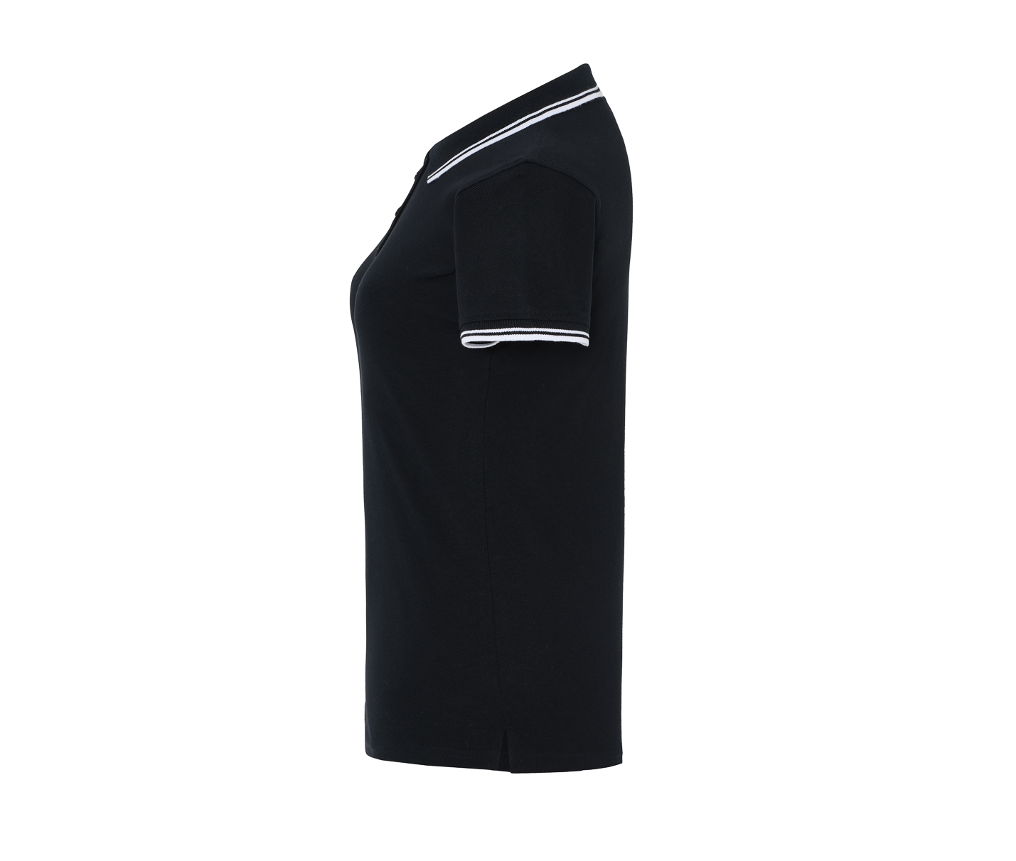 Polo Femme Piqué - Black/white