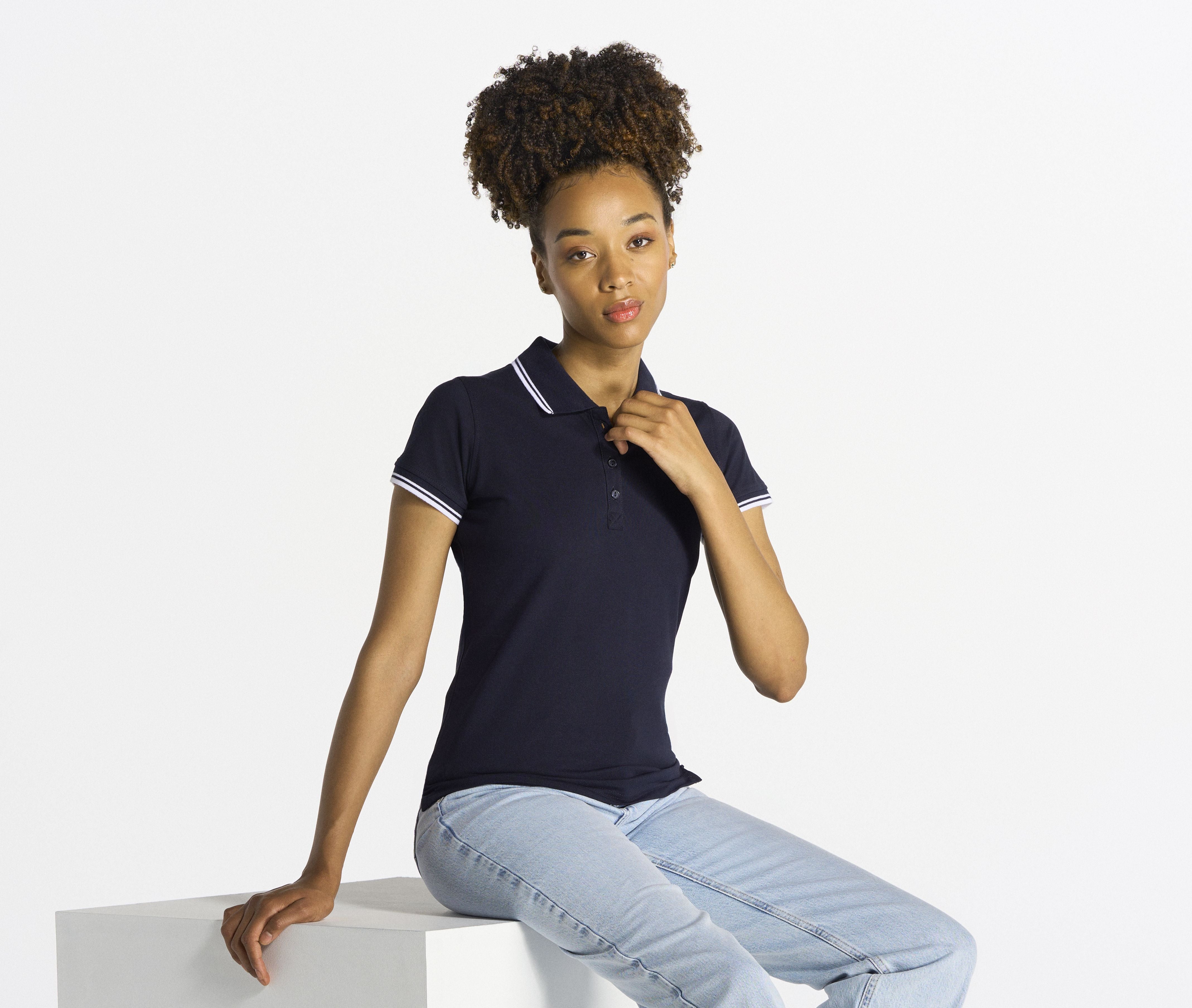 Polo femme piqué