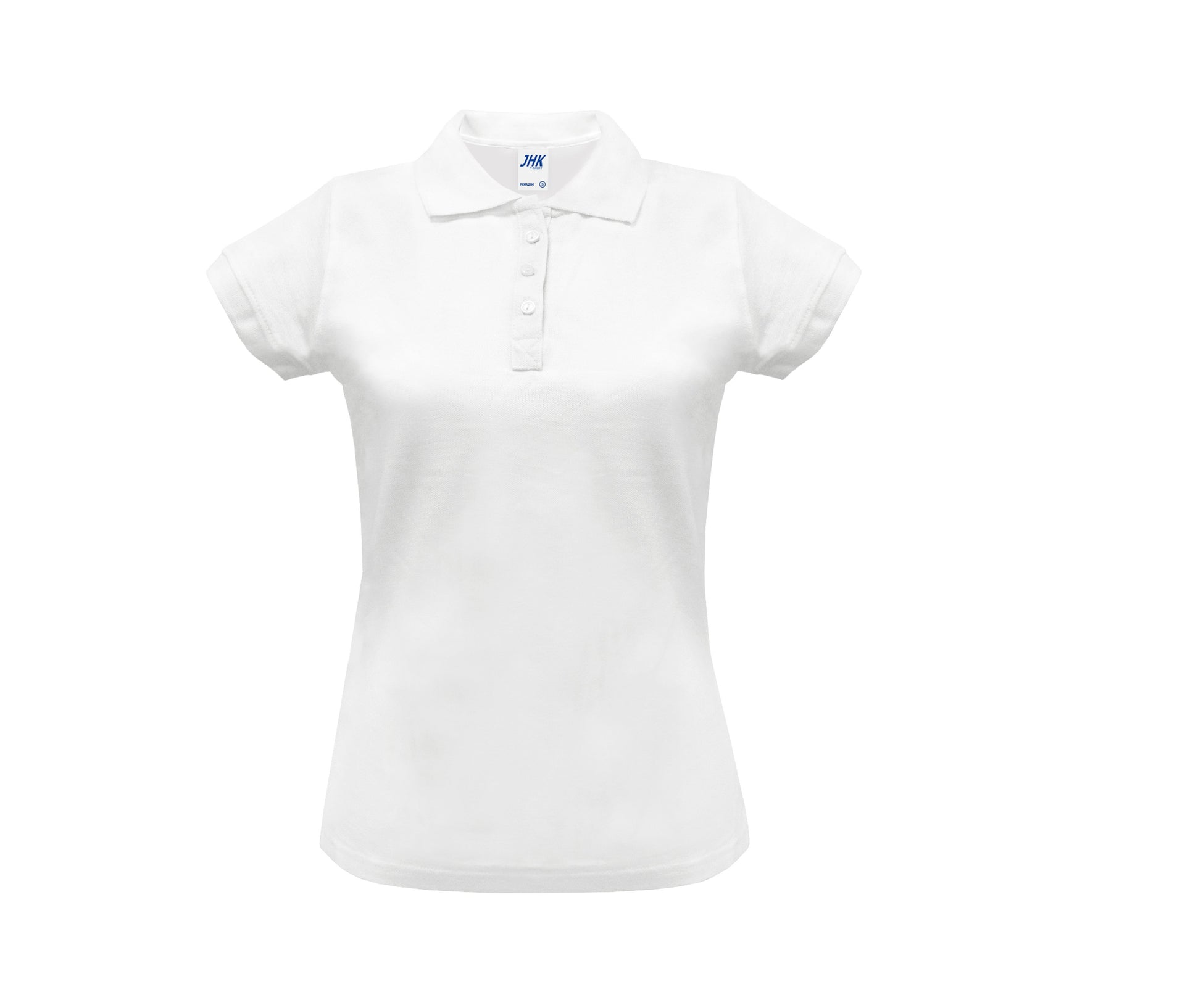 Polo Piqué Femme 200 - White