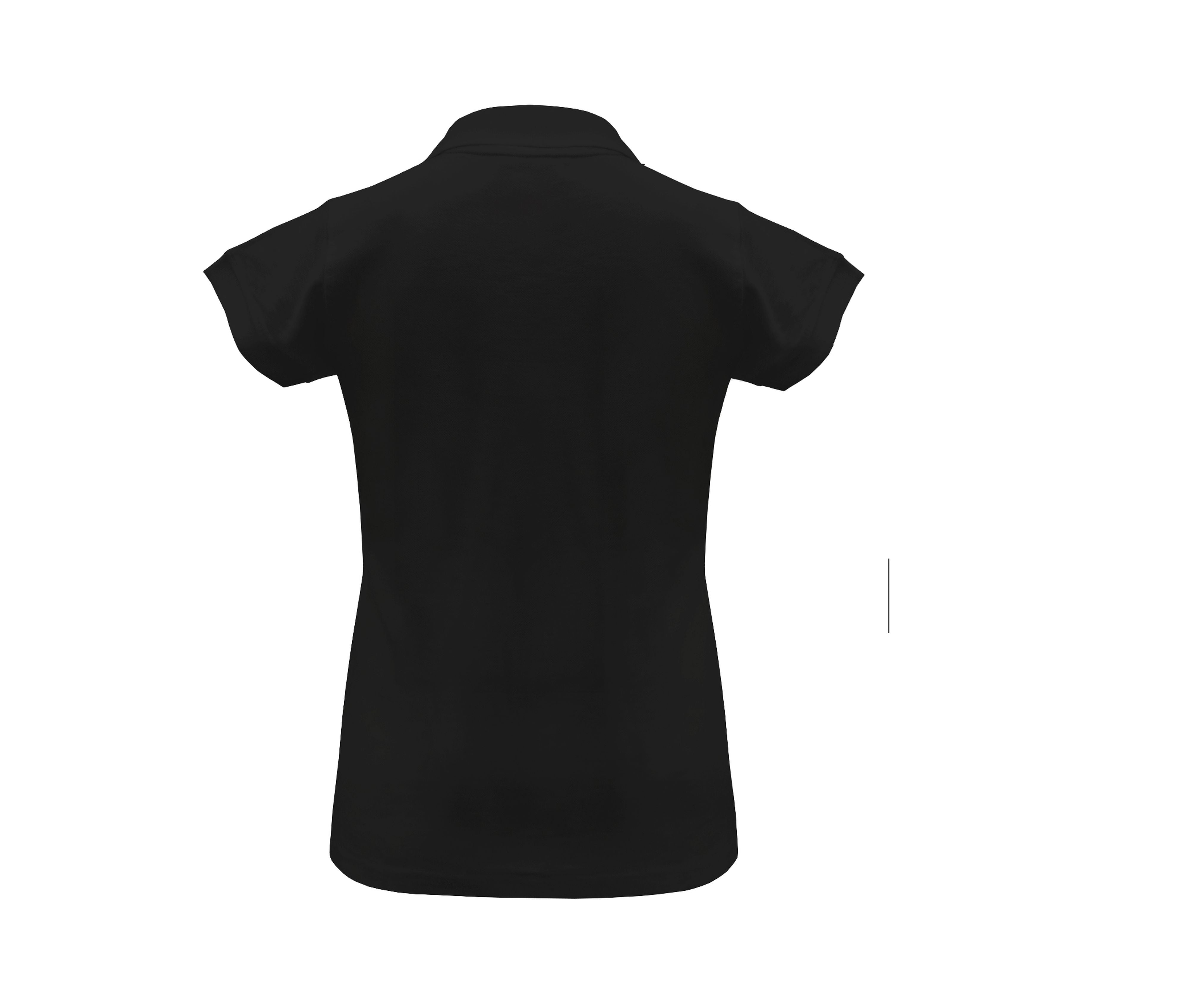Polo Piqué Femme 200 - Black